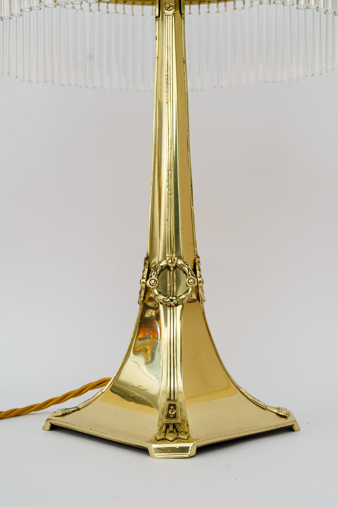 Jugenstil Table Lamp, Vienna, Around 1910s In Good Condition For Sale In Wien, AT