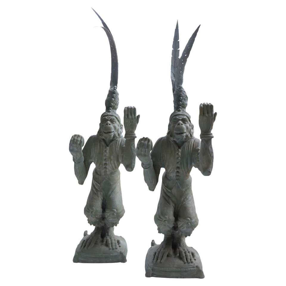 Leather Monkey Figure at 1stDibs | monkey leather, leather monkeys