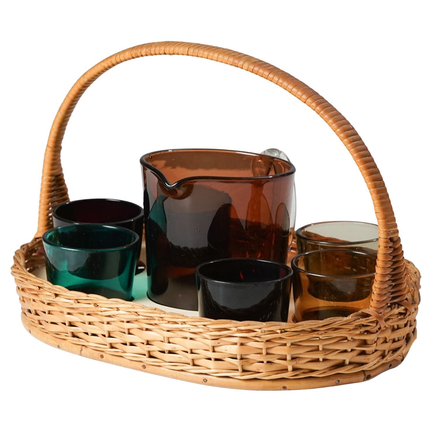 Juice Set, Kaj Franck, Nuutajärvi Notsjö, 1950s