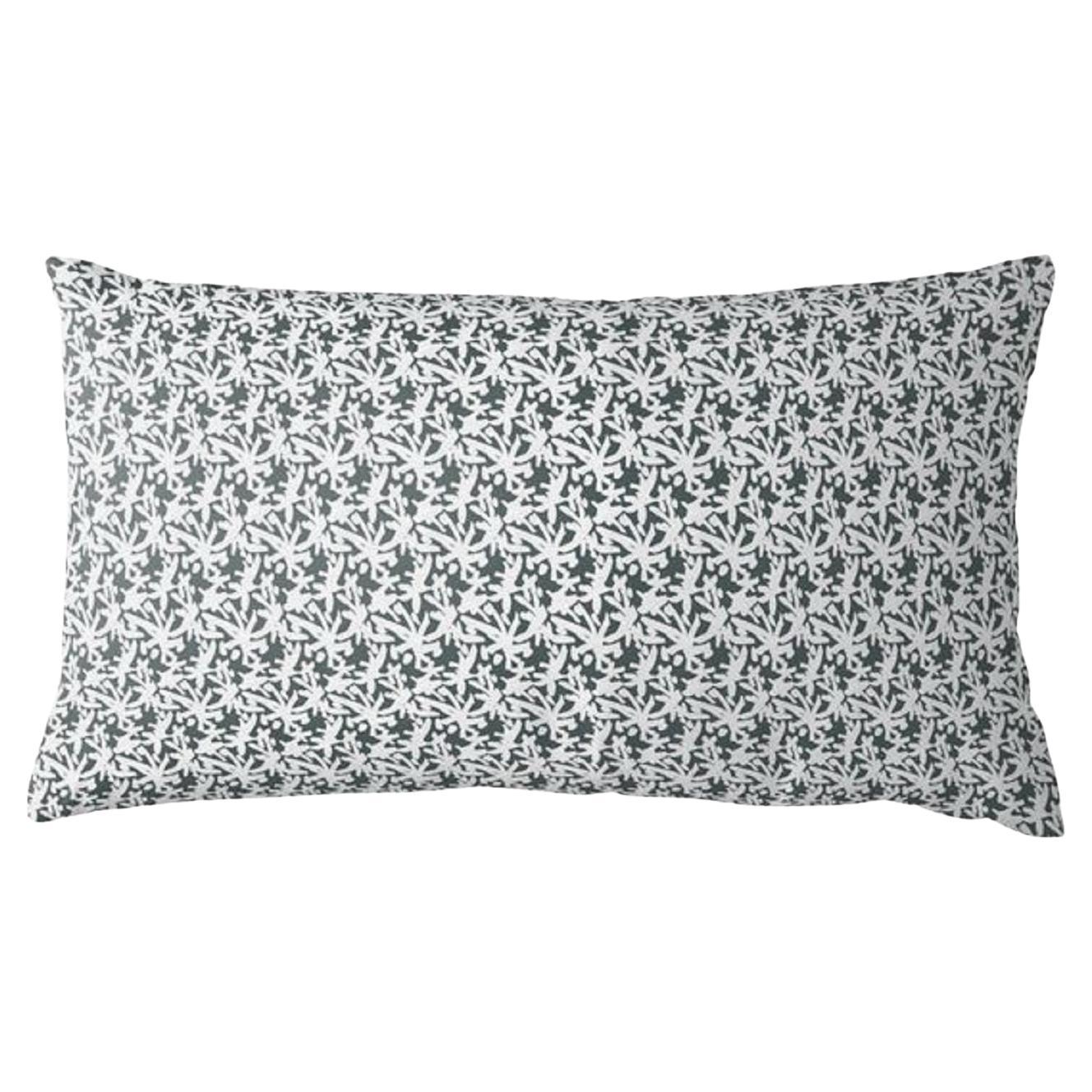 Juju Black and White Lumbar Pillow For Sale