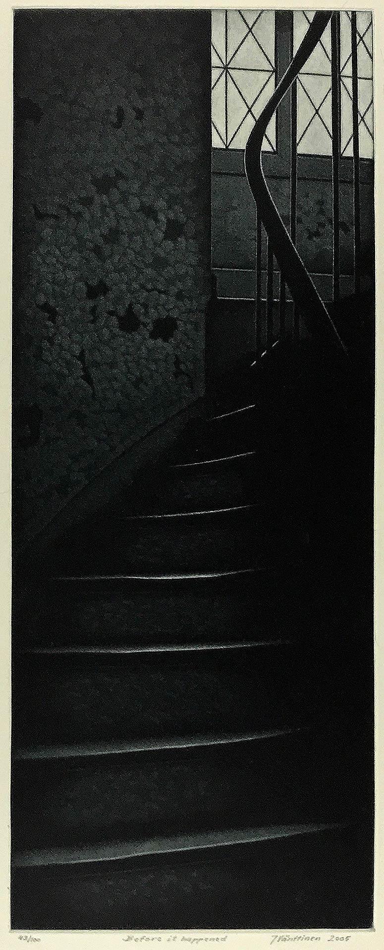 mysterious staircase drawing