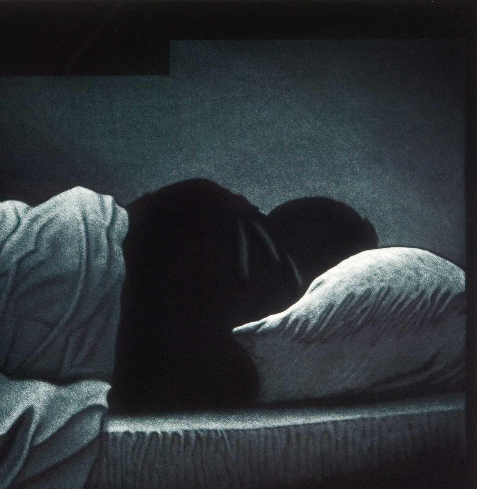 Sleep (Woman at slumber in bed) - Print by Jukka Vanttinen