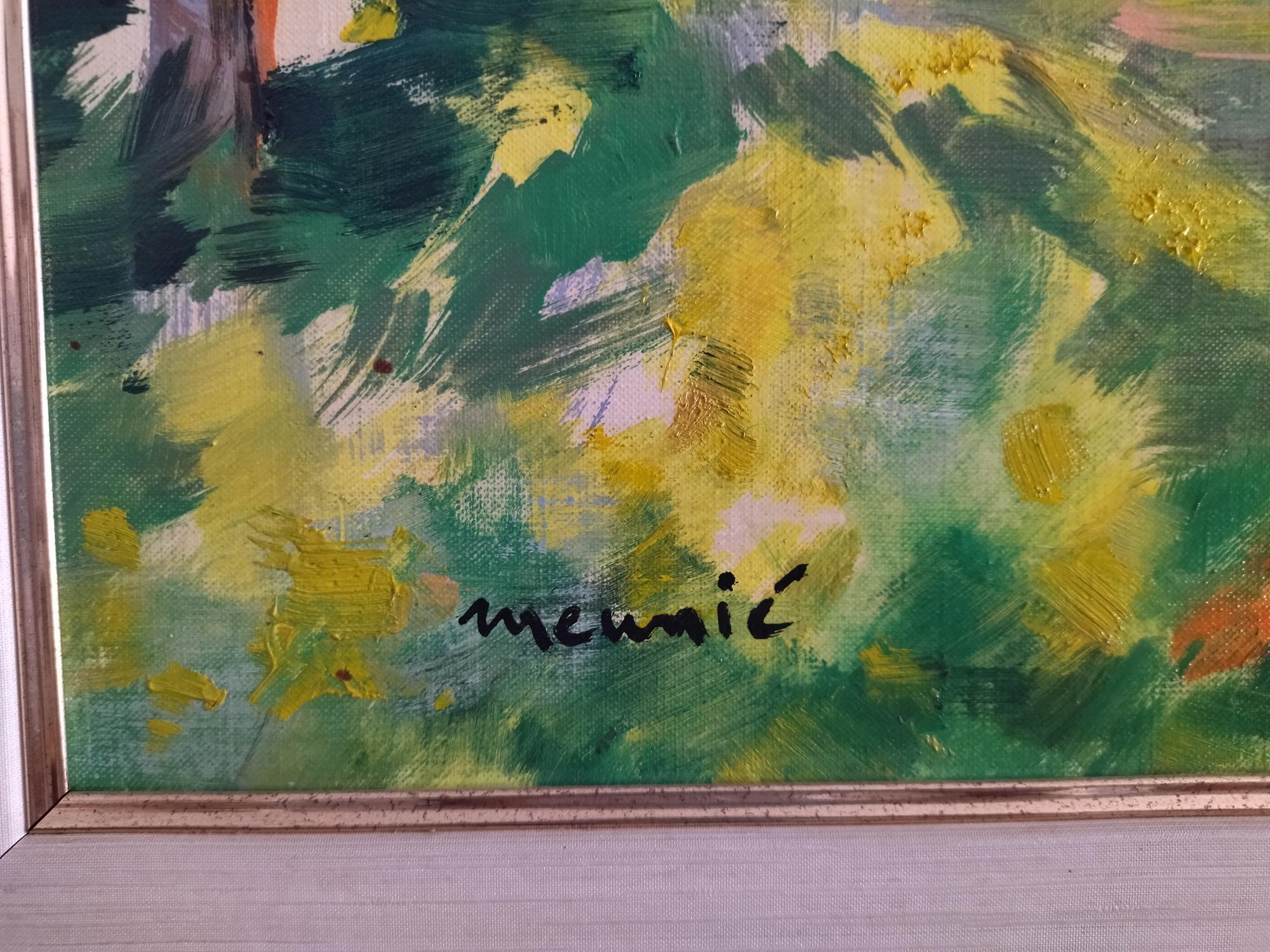 Julien Meunie    Almond   original acrylic painting - Expressionist Painting by Julen Meunie