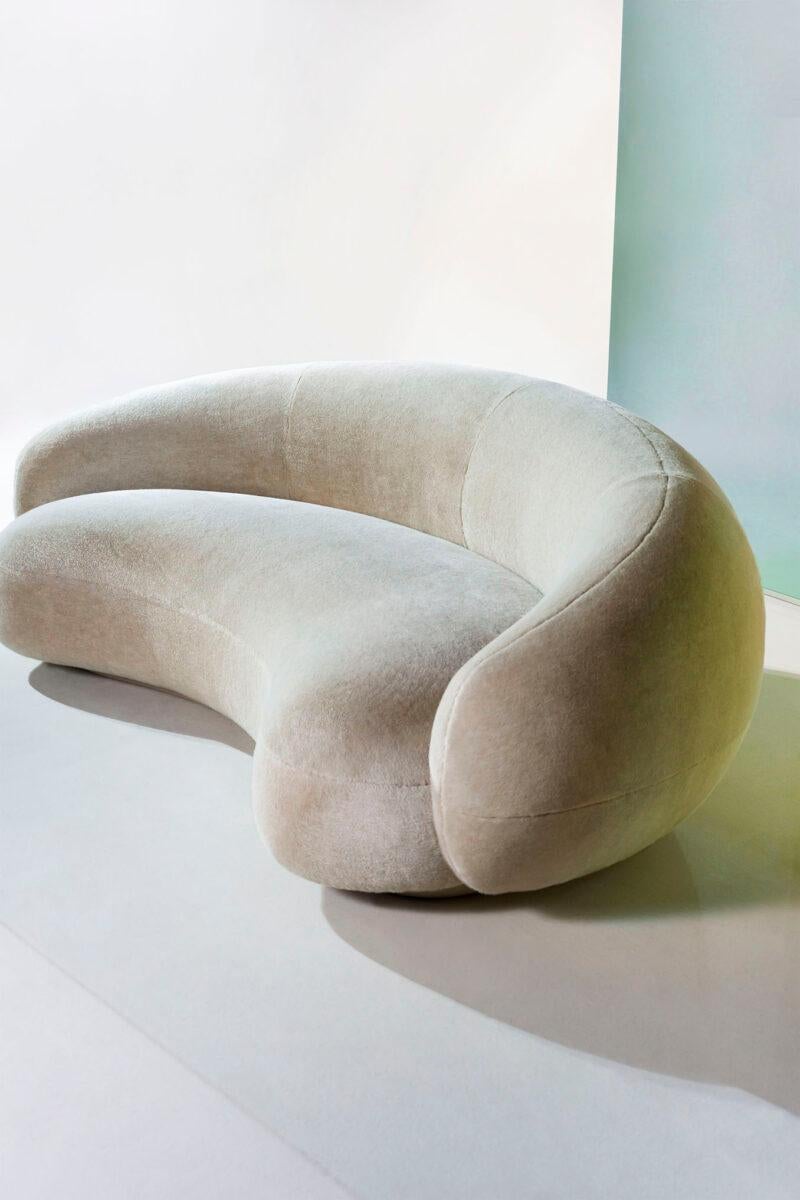 Periodo contemporaneo Julep – Sofa in fabric by Jonas Wagell for Tacchini W 240 cm (94.49 in) in vendita