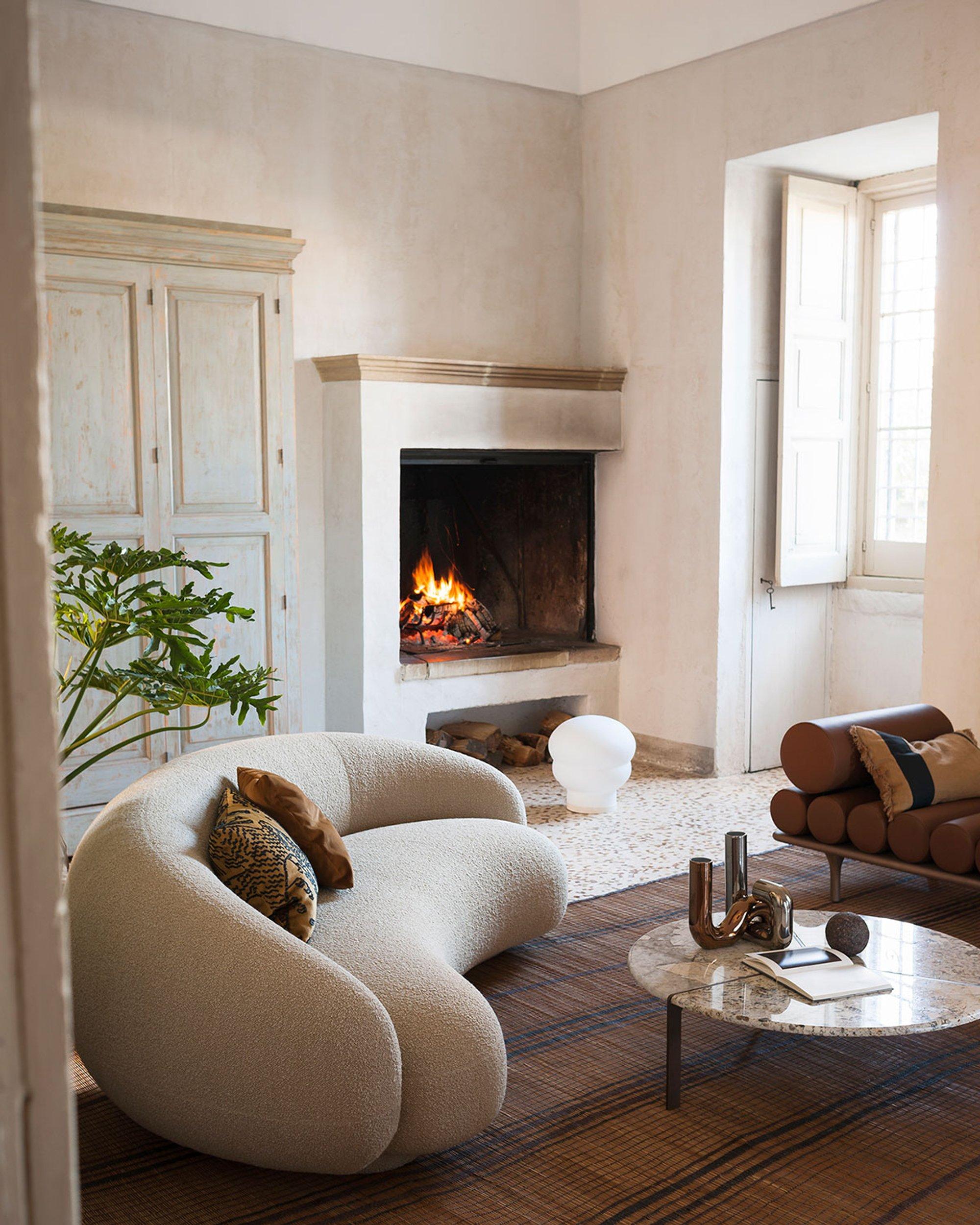 Tessuto Julep – Sofa in fabric by Jonas Wagell for Tacchini W 240 cm (94.49 in) in vendita