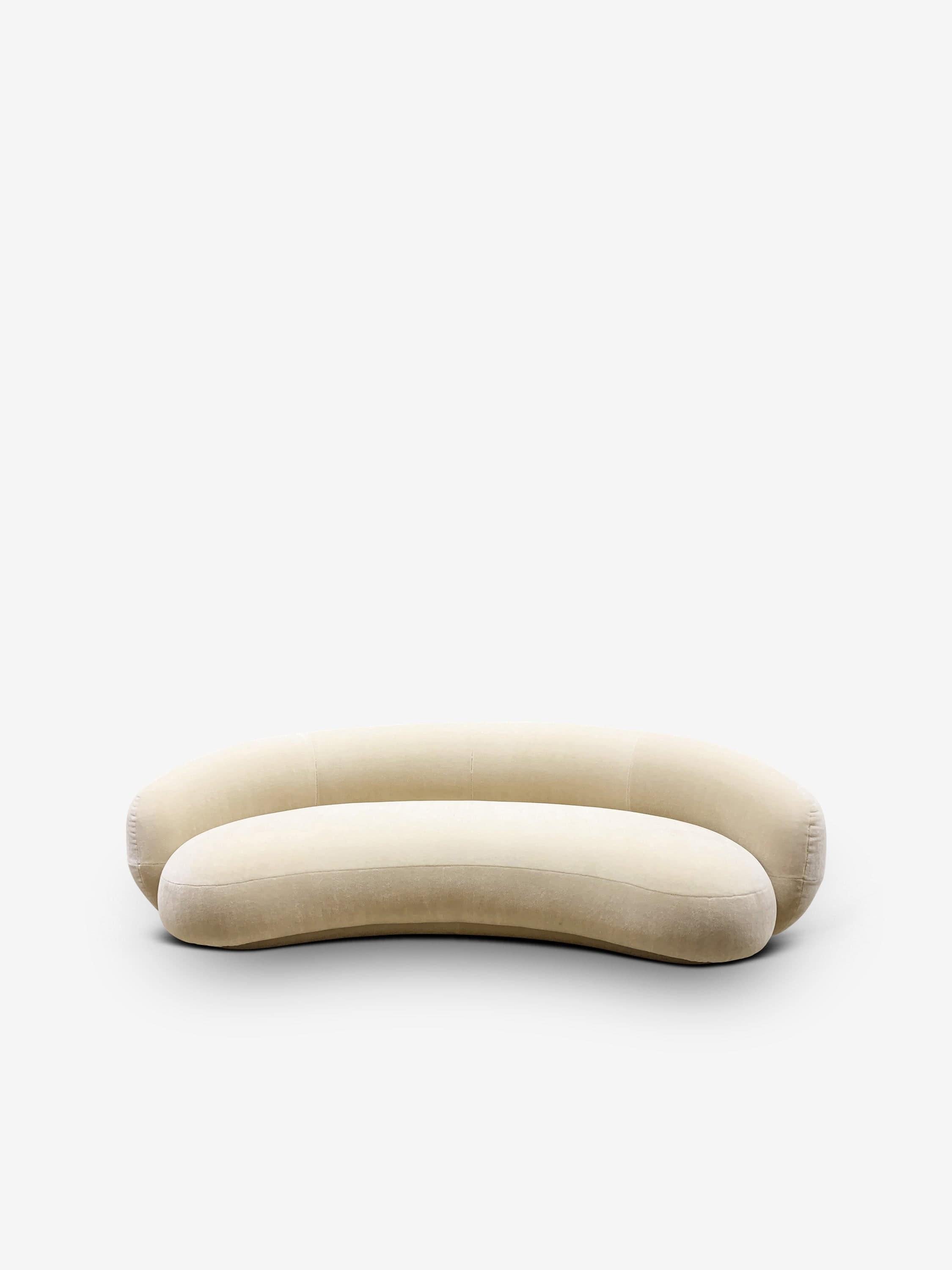 Sofá Julep en Mohair Sable Teddy by Tacchini en Nuevo estado para la venta en Sag Harbor, NY