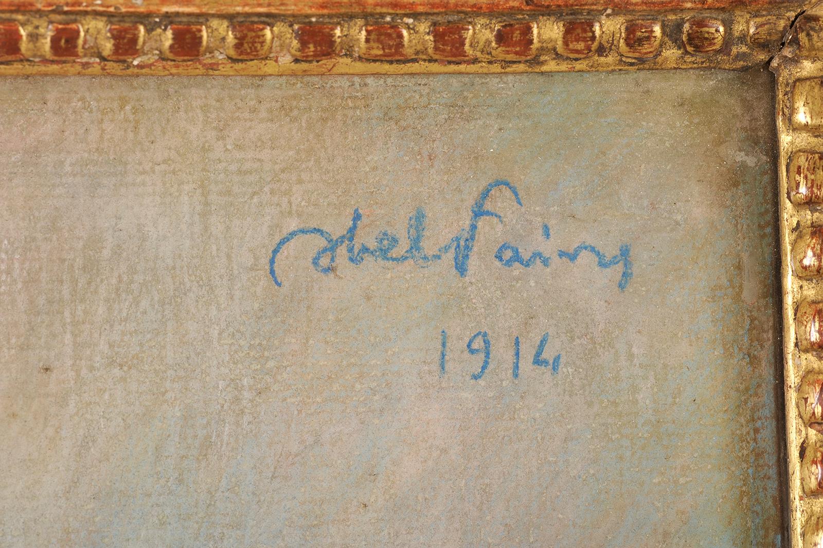 Abel FAIVRE
(Lyon, 1867 - Nizza, 1945
Porträt von Roger Goldet (1911-1997) im Alter von 4 Jahren
Pastell
H. 59,5 cm; L. 43 cm
Signiert oben rechts und datiert 1914

Provenienz: Die Familie des Modells

Zwischen dem Ende des 19. und den ersten