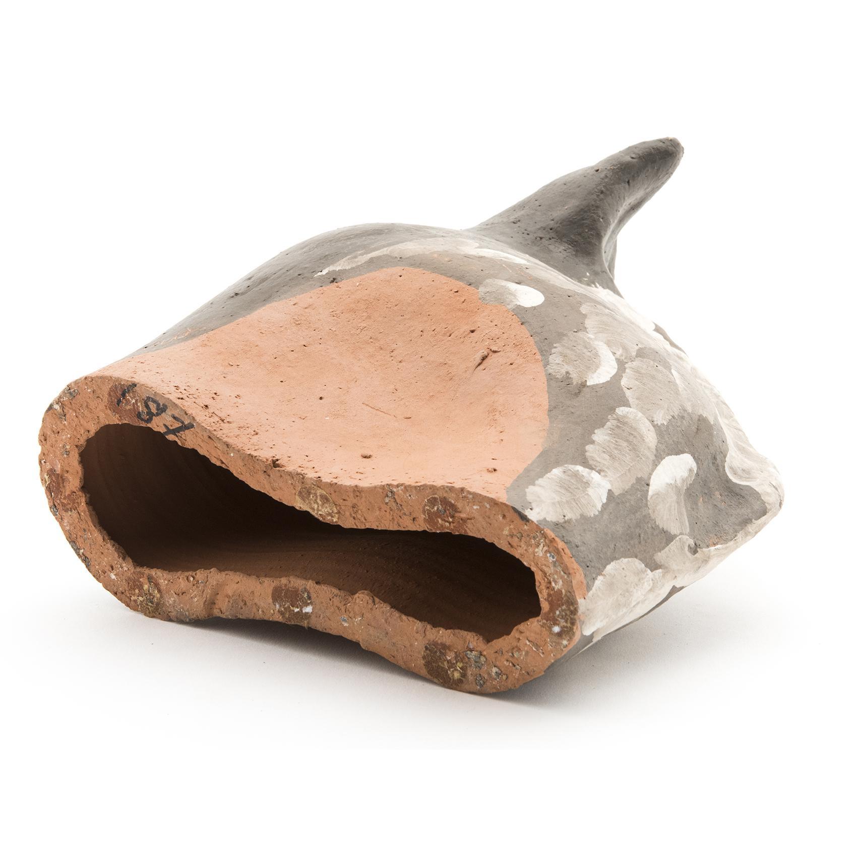 Jules AGARD, Cat Ceramic Sculpture, Vallauris, 1950s For Sale 4