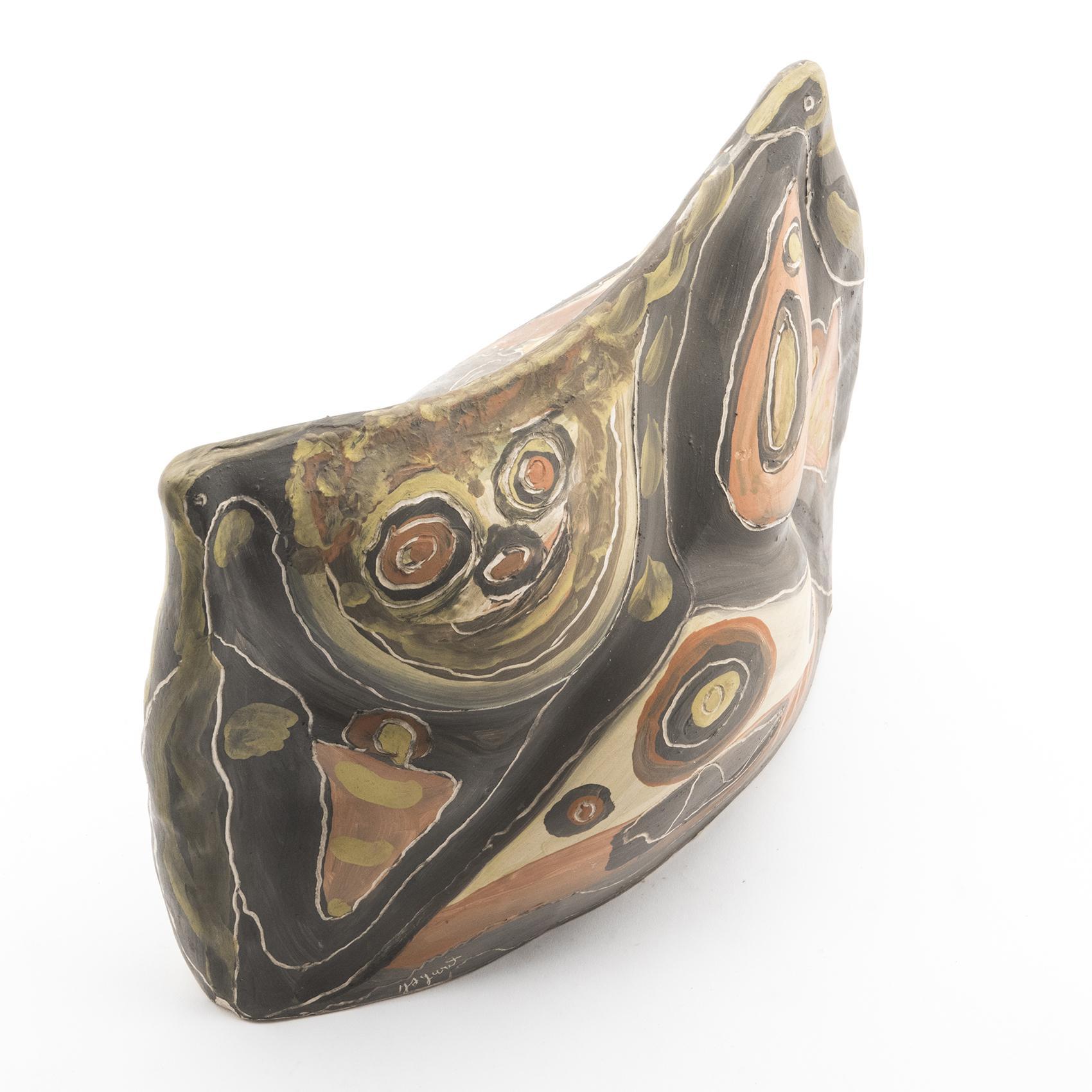Jules Agard : Ceramic Sculpture, Vallauris, 1950s For Sale 6