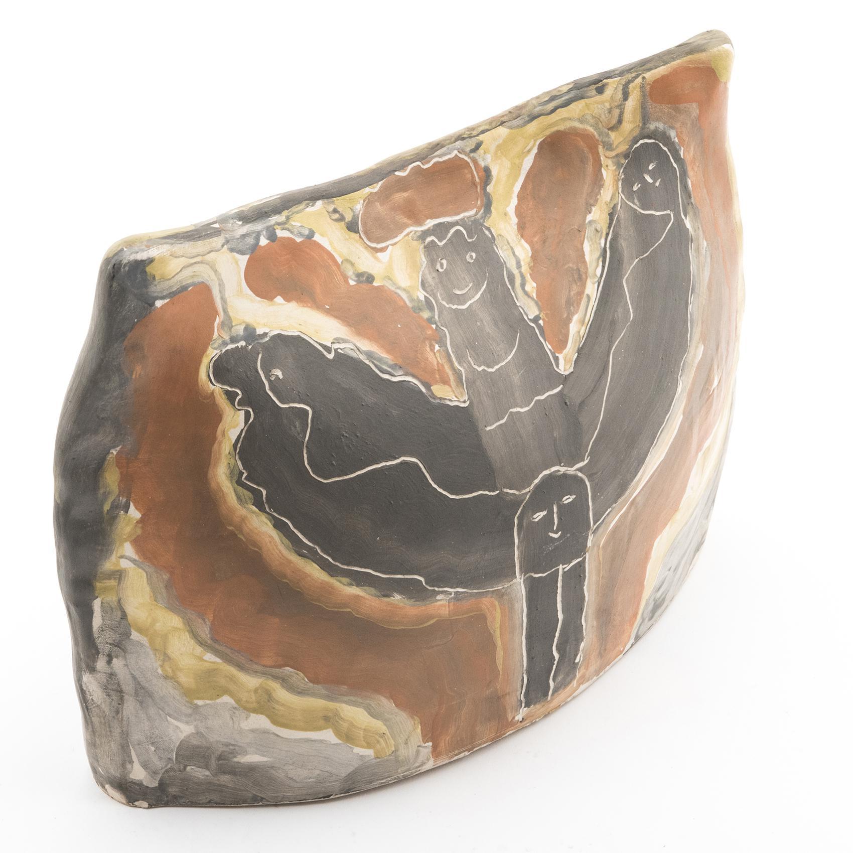 Jules Agard : Ceramic Sculpture, Vallauris, 1950s For Sale 8