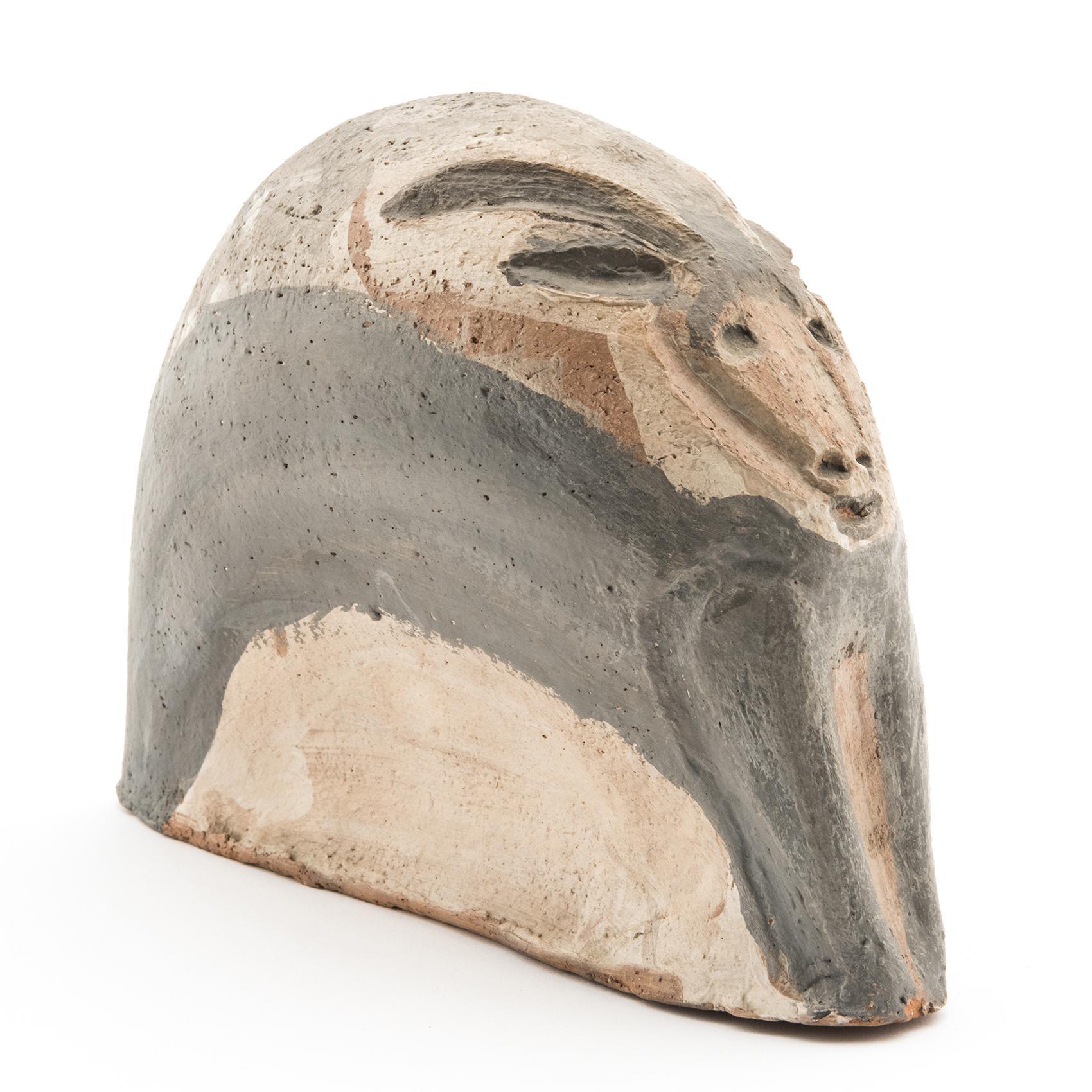 Jules AGARD :  Sculpture de tête de bélier, Vallauris, années 1950  en vente 5