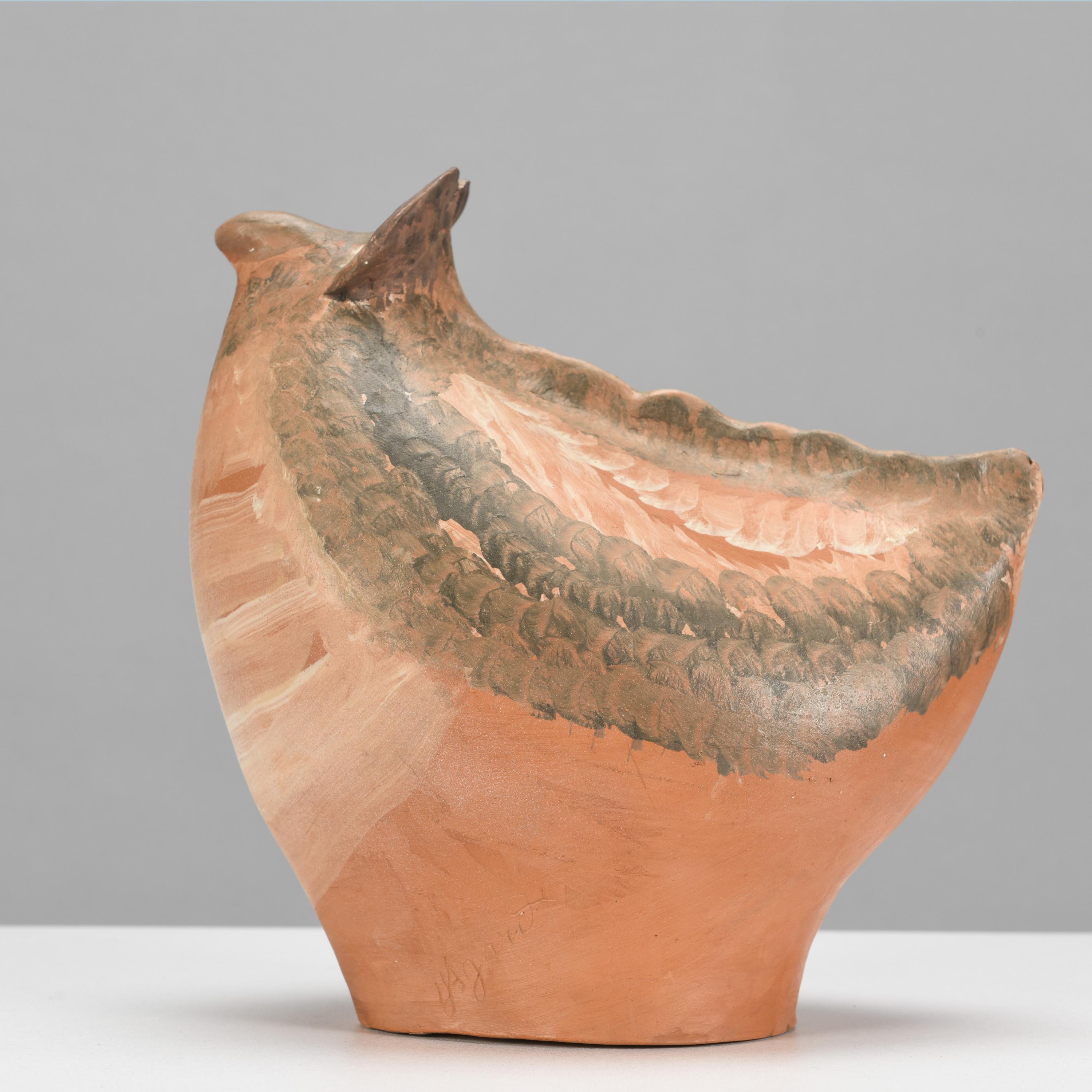 Jules AGARD:  Zoomorphe Keramik-Skulptur, Vallauris, 1950er Jahre  im Angebot 1