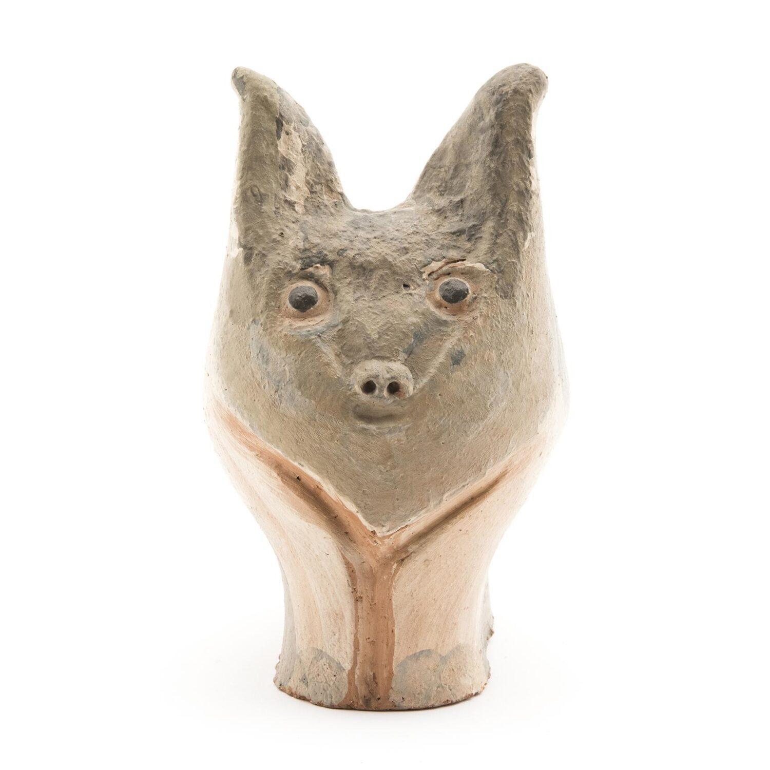 A fox? A wolf?
A unique work by Jules Agard, one of masters of Vallauris ceramists and sculptors in 1950s. Signed.
Jules Agard was one of important French ceramists and sculptors who worked closely with Pablo Picasso.