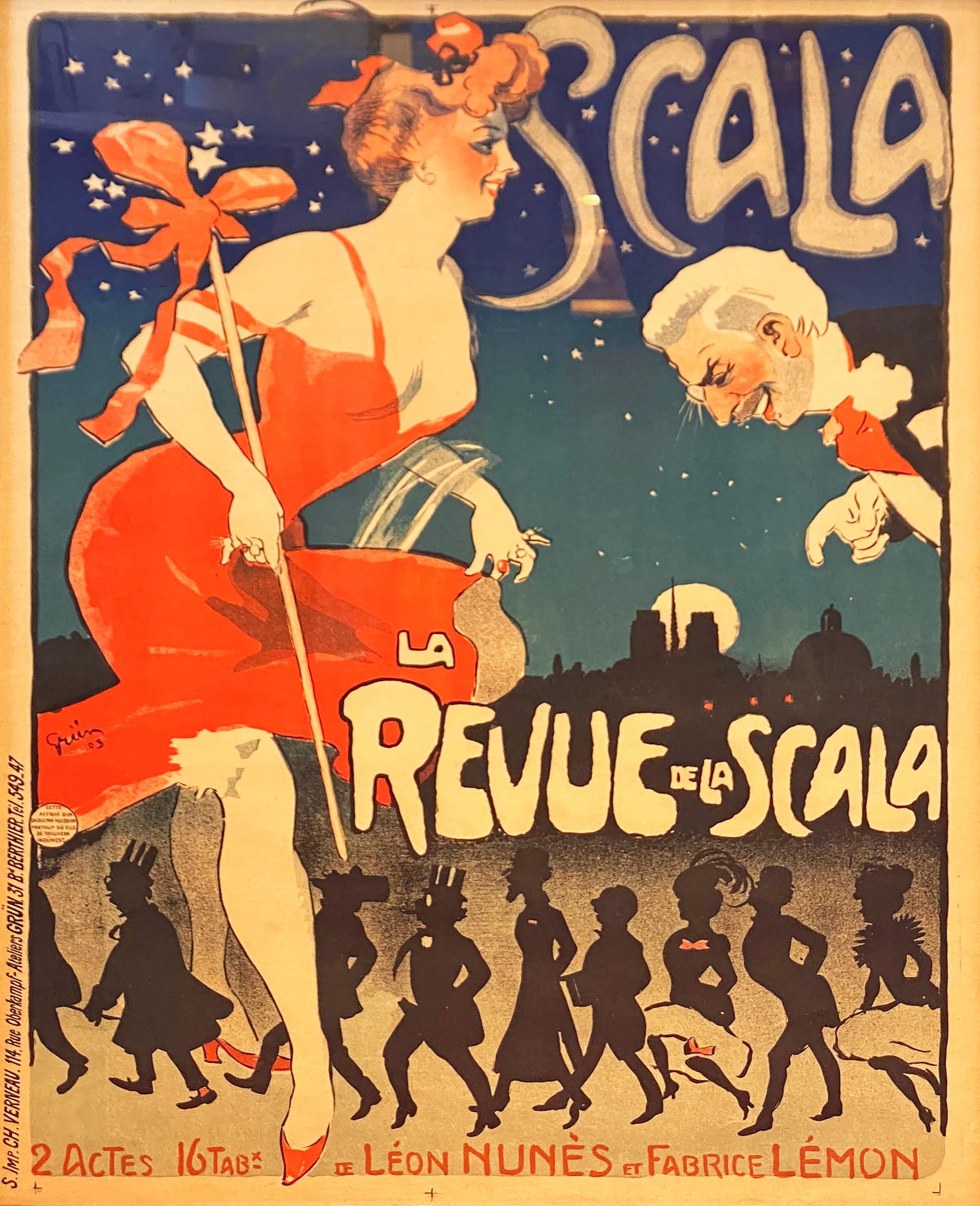 Le Revue de la Scala - Print by Jules-Alexandre Grün