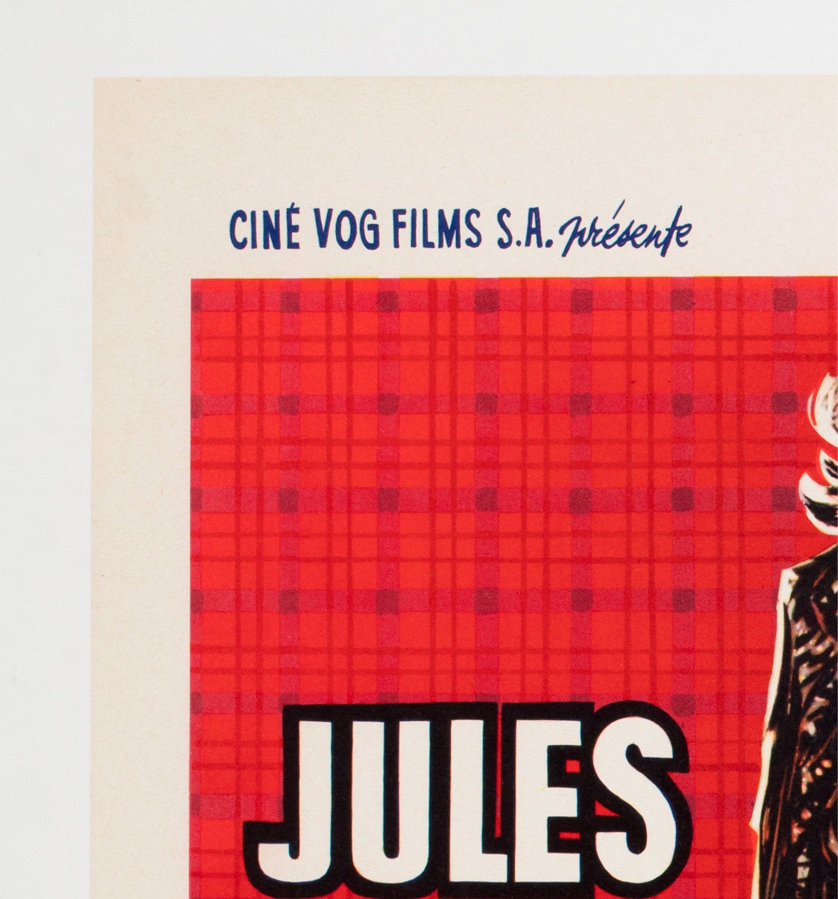 Jules und Jim 1962 Belgisches Filmplakat im Zustand „Hervorragend“ im Angebot in Bath, Somerset