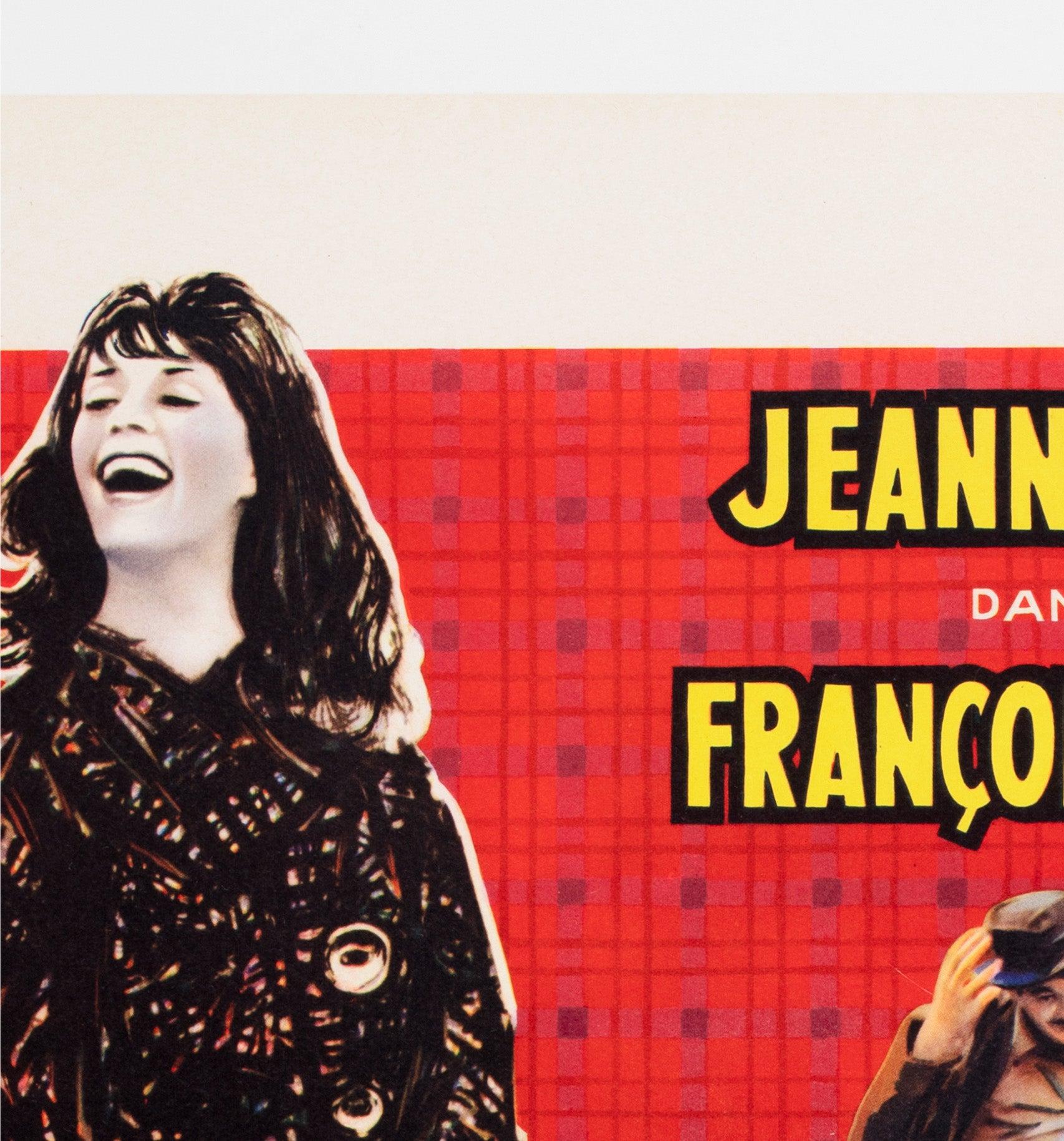 Jules und Jim 1962 Belgisches Filmplakat (20. Jahrhundert) im Angebot