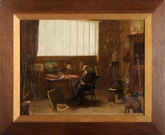 The collector's visit to the artist's studio