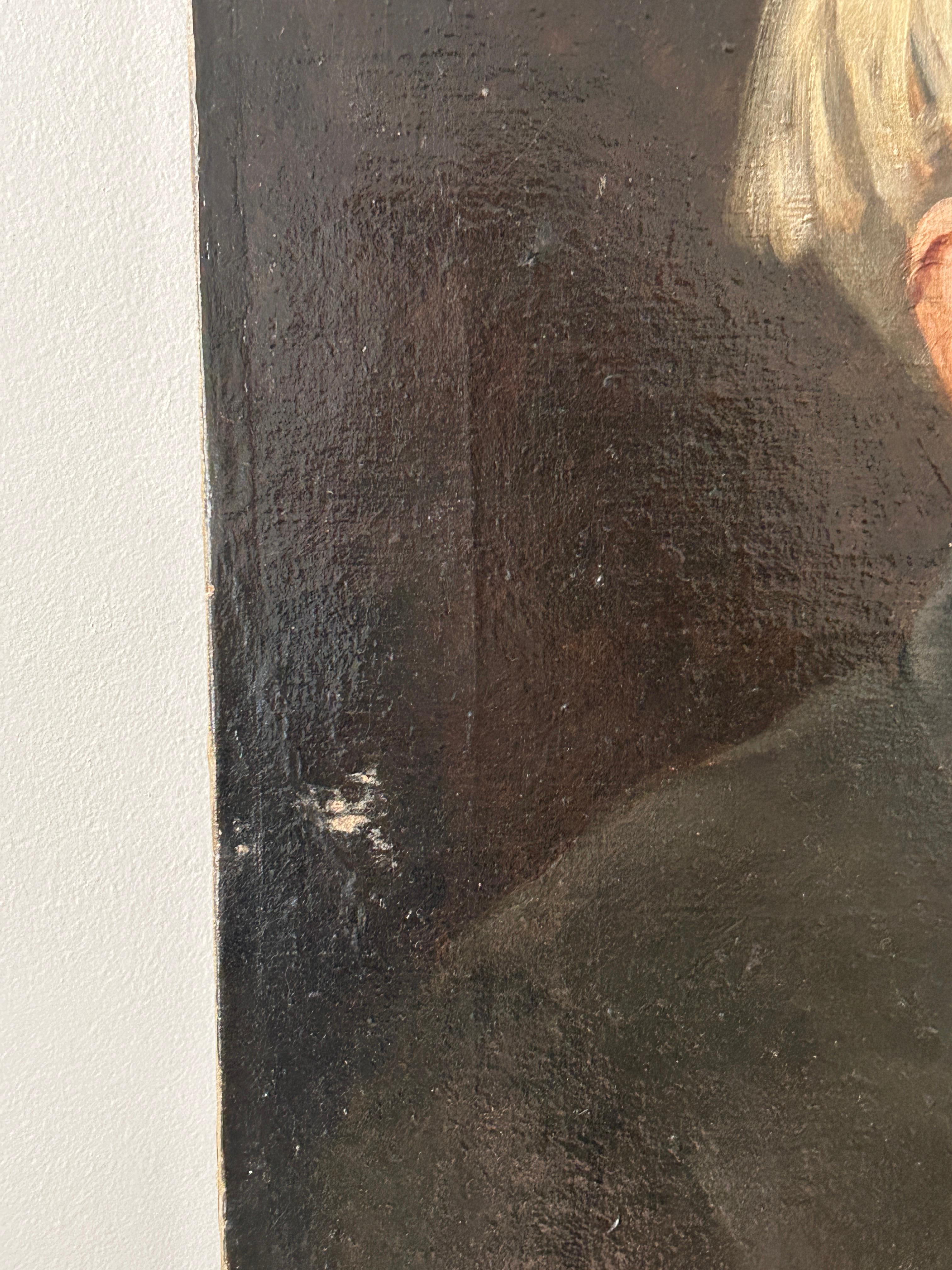 Jules Arsène Garnier (1847-1889), Portrait of a man, 1883, oil on canvas For Sale 4