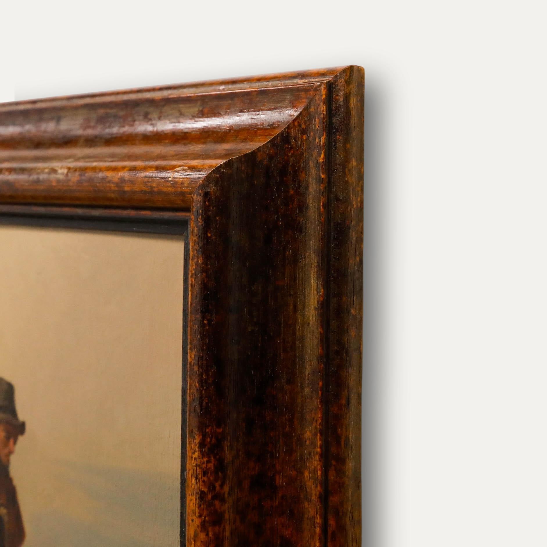 line Jules Bertrand Gélibert (1834-1916) - 1887 Oil, The Gamekeeper For Sale 4