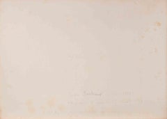 King Saul Before the Shade of Samuel - Lithograph by Jules Bertrand - 1855
