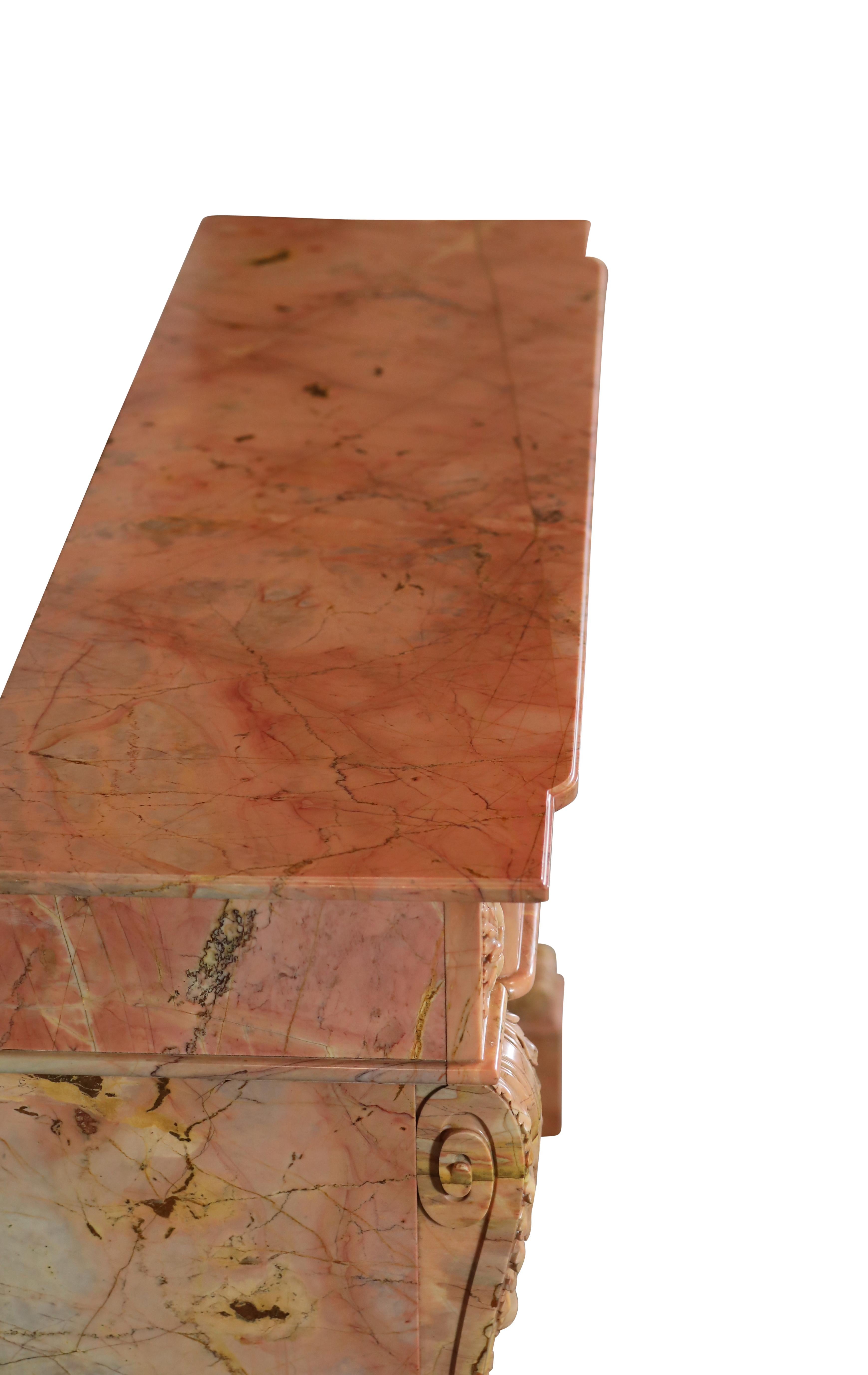 Cheminée Jaspe Du Var en marbre rose de Jules Cantini pour la décoration design haut de gamme en vente 10