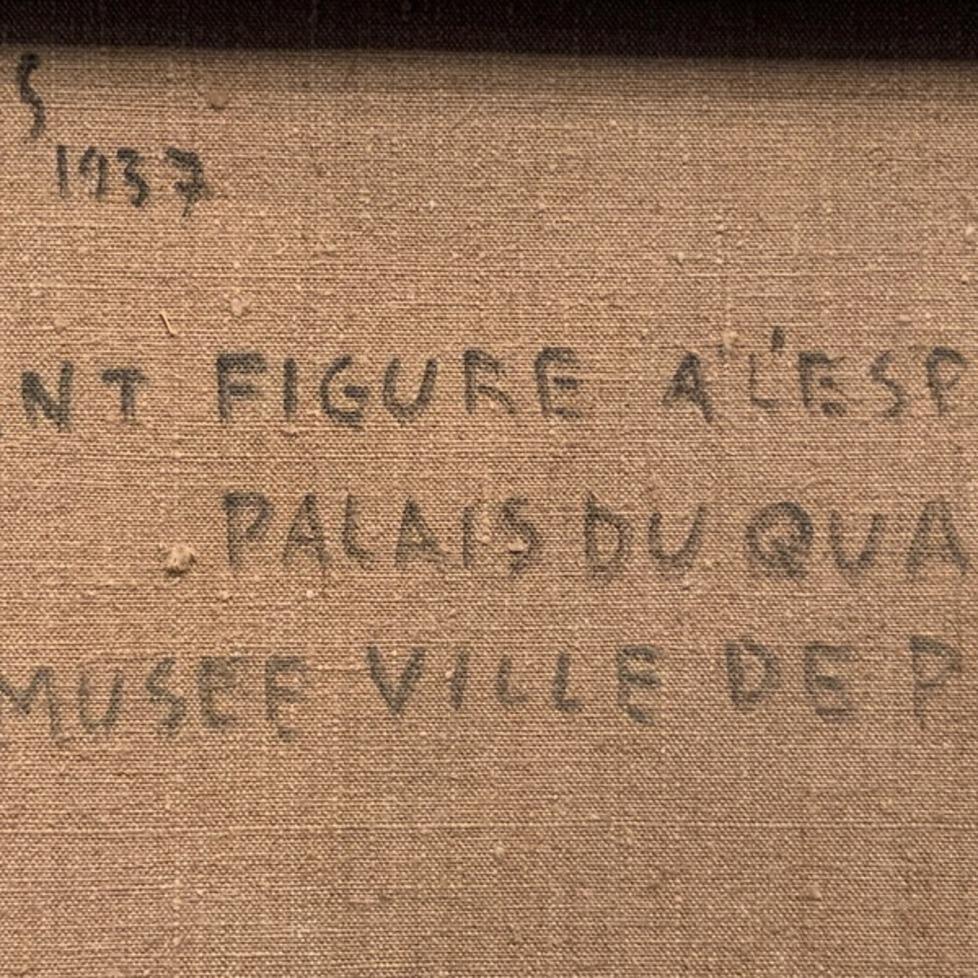 VIEW FROM A PARISIAN WINDOW, Oil on canvas, 1937, framed, 27 x 23 ins, Signed For Sale 1