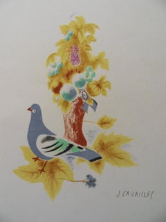 The Dove - Original lithograph, Handsigned