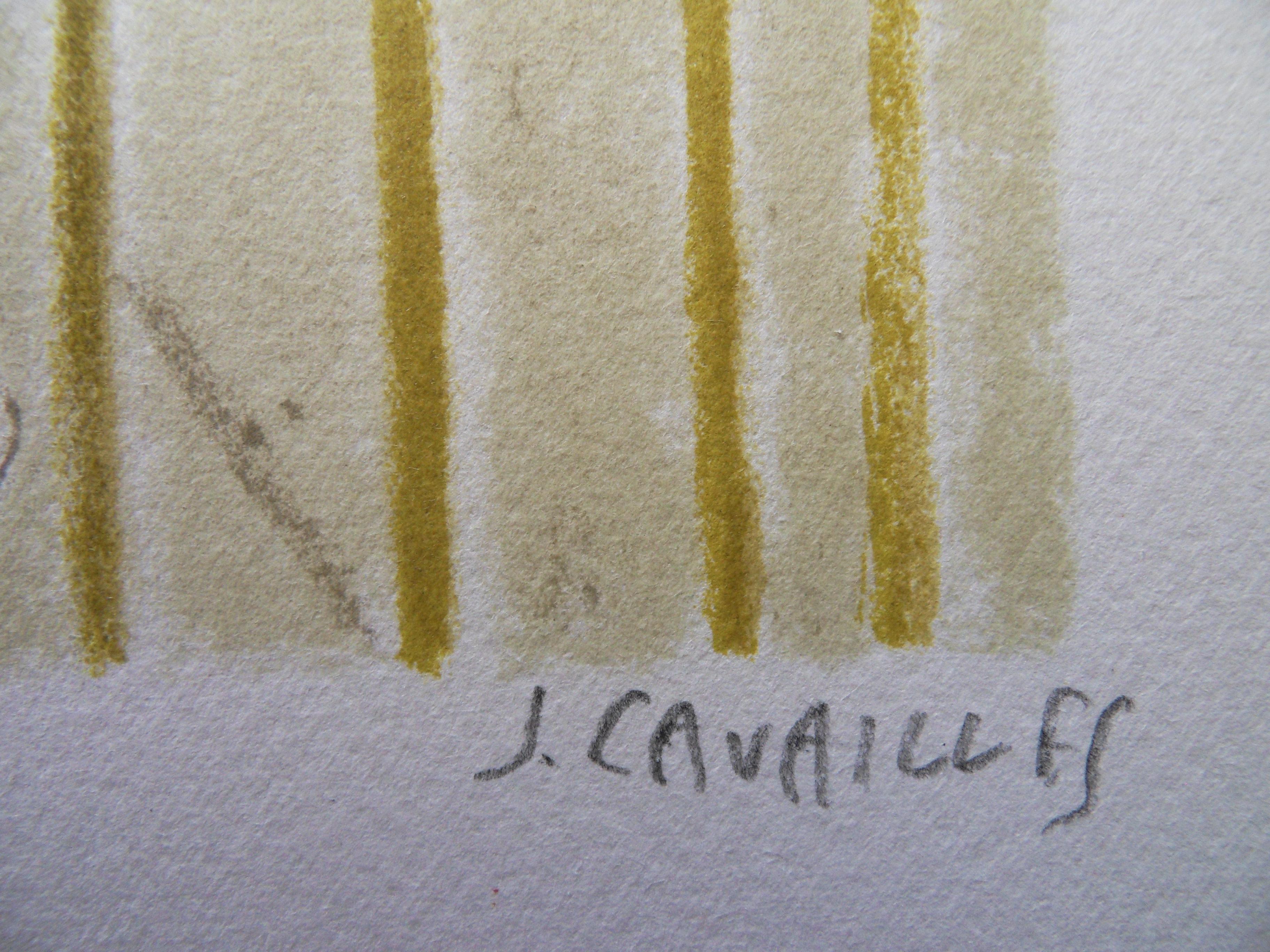 Jules CAVAILLES
El Peregrino

Litografía original
Firmado a lápiz
EA justificada (prueba de artista)
Sobre vitela Arches 36 x 20 cm (c. 14 x 8 pulg.)

Excelente estado