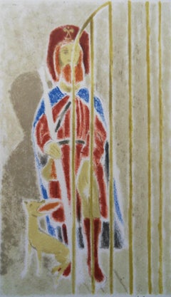 The Pilgrim - Original lithograph, Handsigned