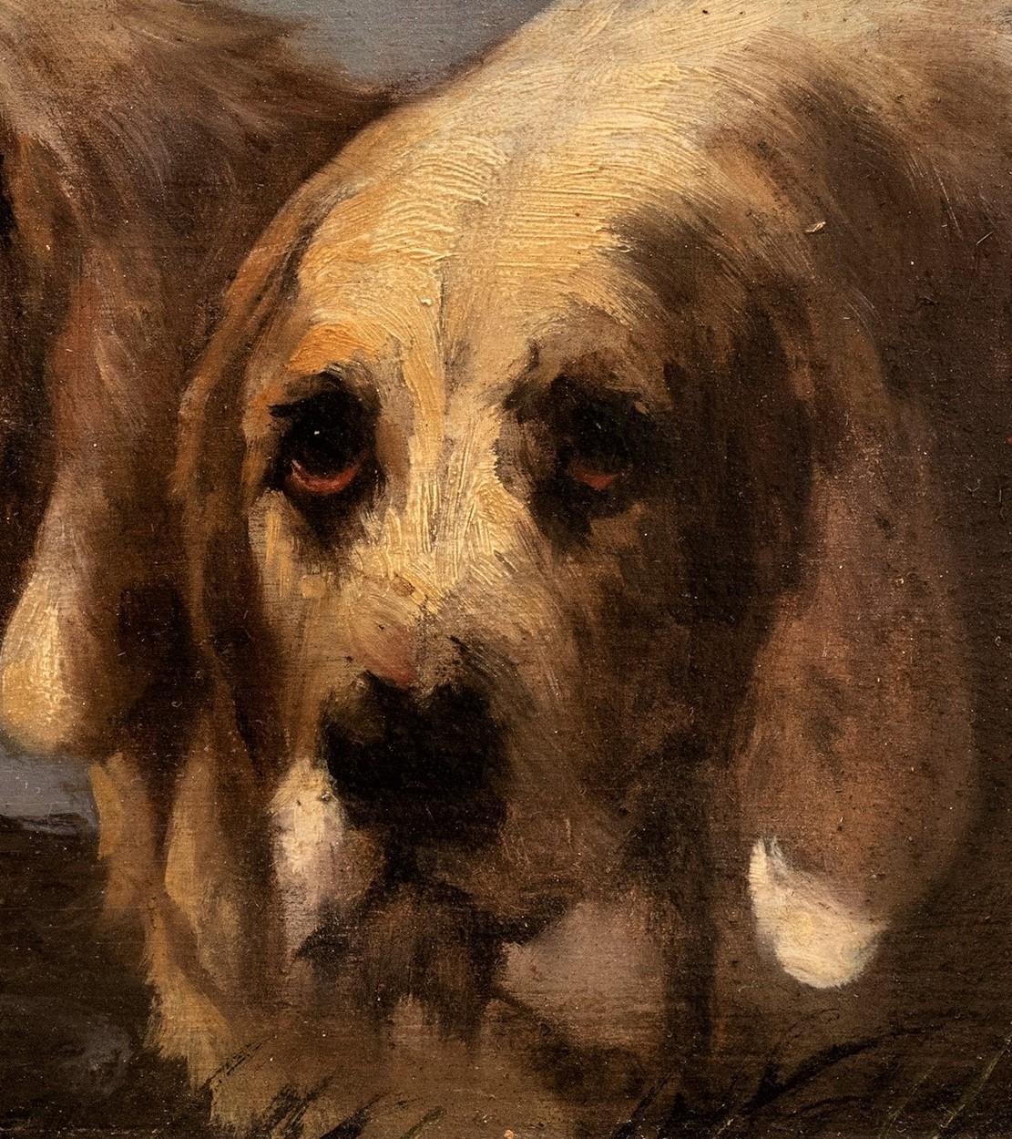Doppio ritratto: Cani da caccia Grand Griffon Vendéen, Jules Chardigny (1842-1892) 4
