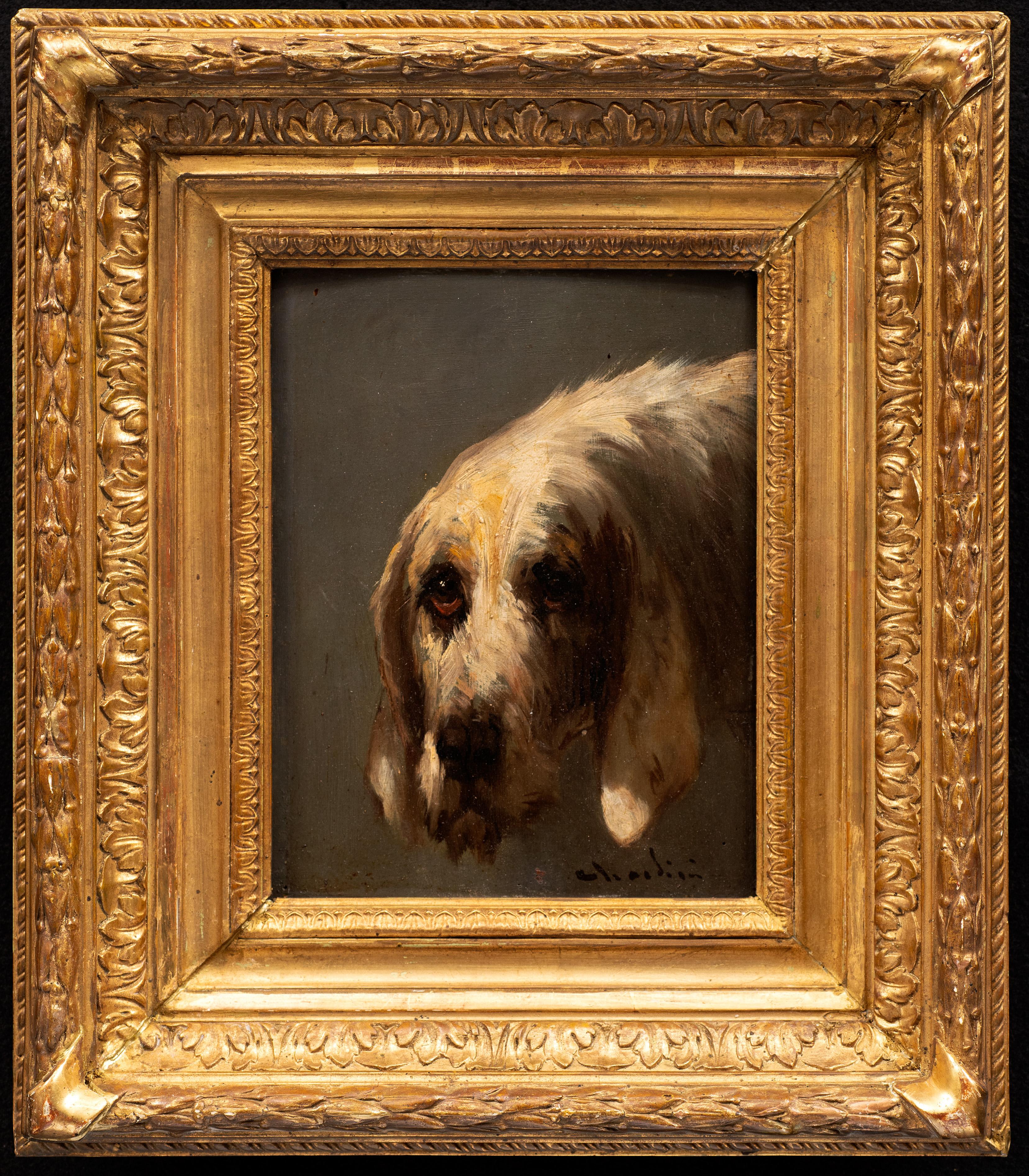 Dog Portrait of a Grand Vendéen Hunting Dog Jules Chardigny (1849-1892) ca 1870s
