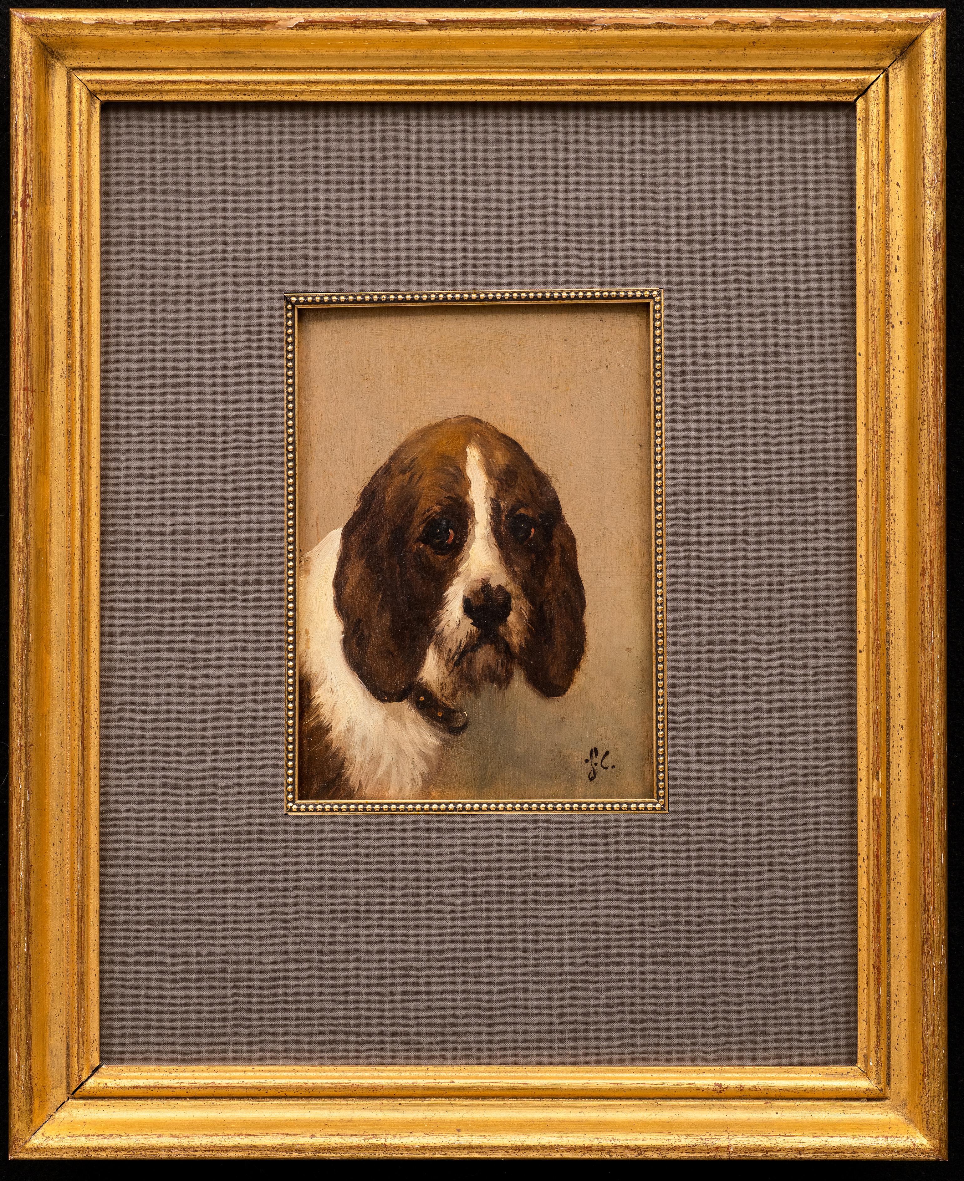 Retrato de perro de caza de Jules Chardigny (1849-1892) en venta 1