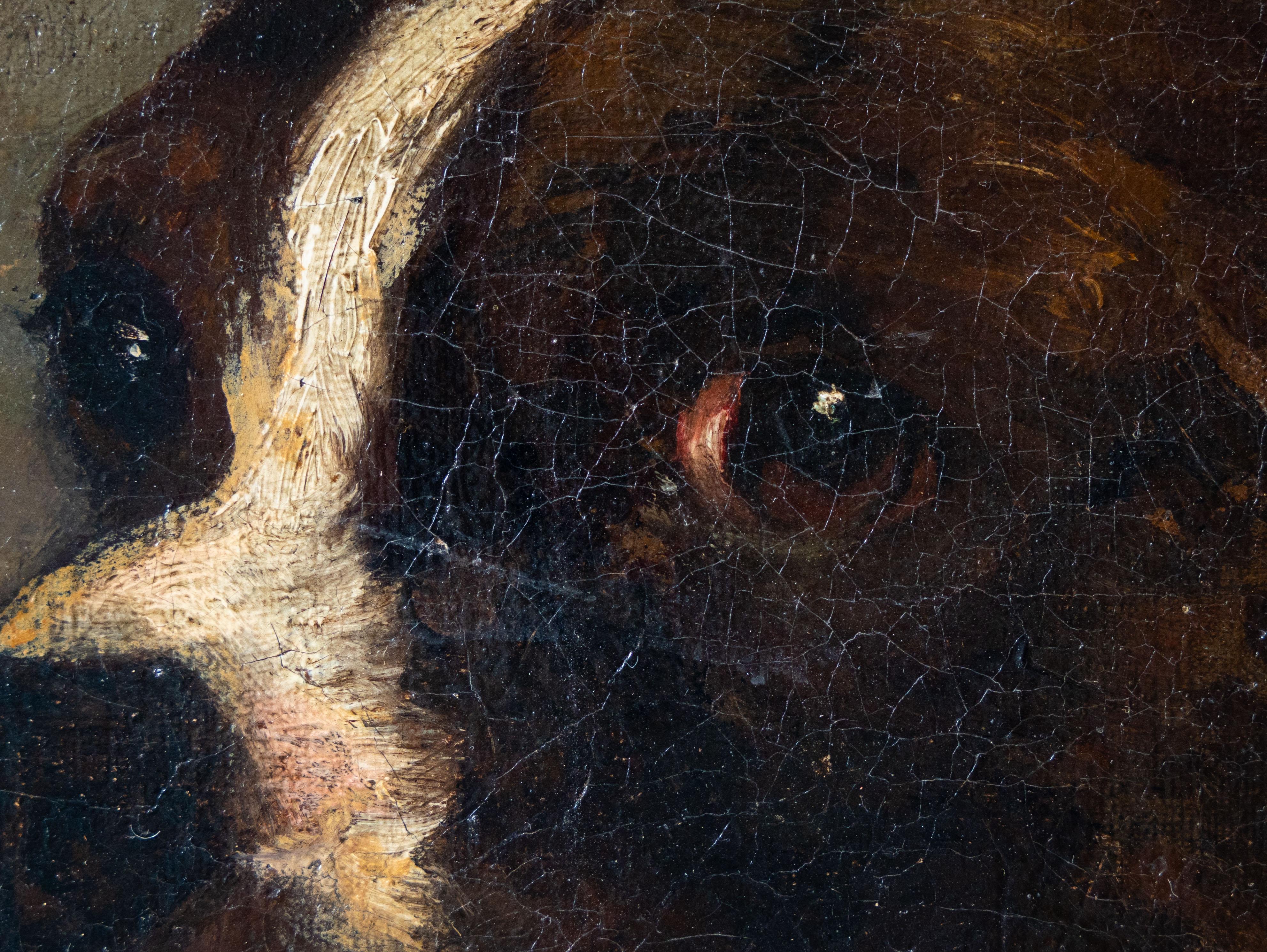 Dog Portrait, signed Jules Chardigny en vente 4