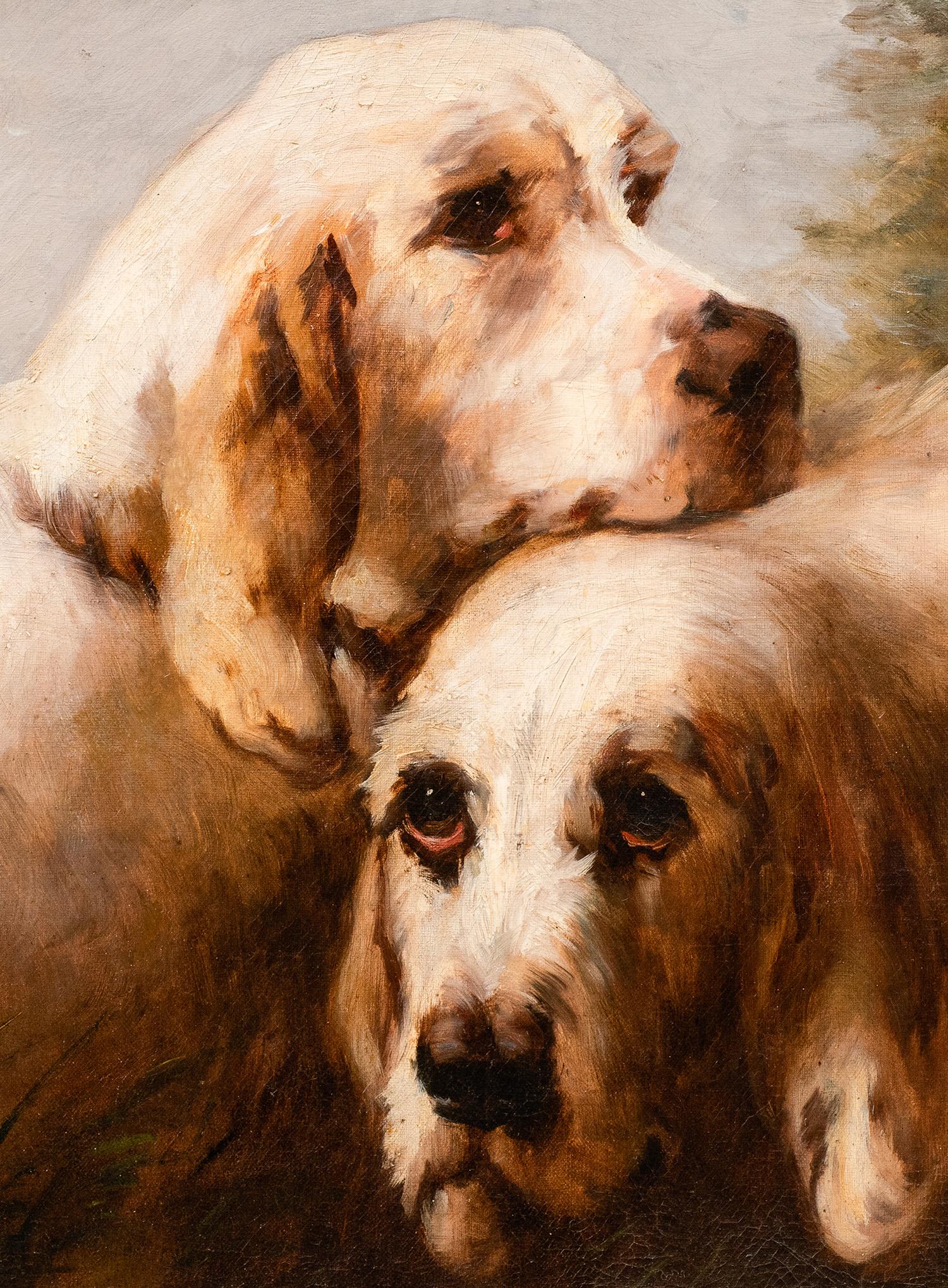 Retrato de Perro Grande: Gran Grifón Vandeano Perros de Caza Jules Chardigny en venta 2