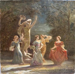 The Genius of Dance — Homage to Carpeaux - Oil painting French Art nouveau