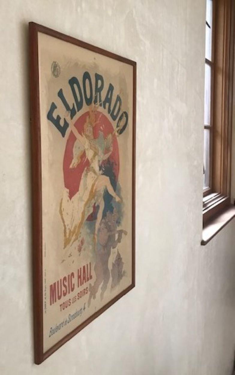 Jules Cheret Original El Dorado Paris Poster, Circa 1894 3