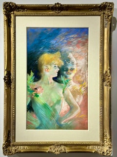 Jules Chéret "Retrato"