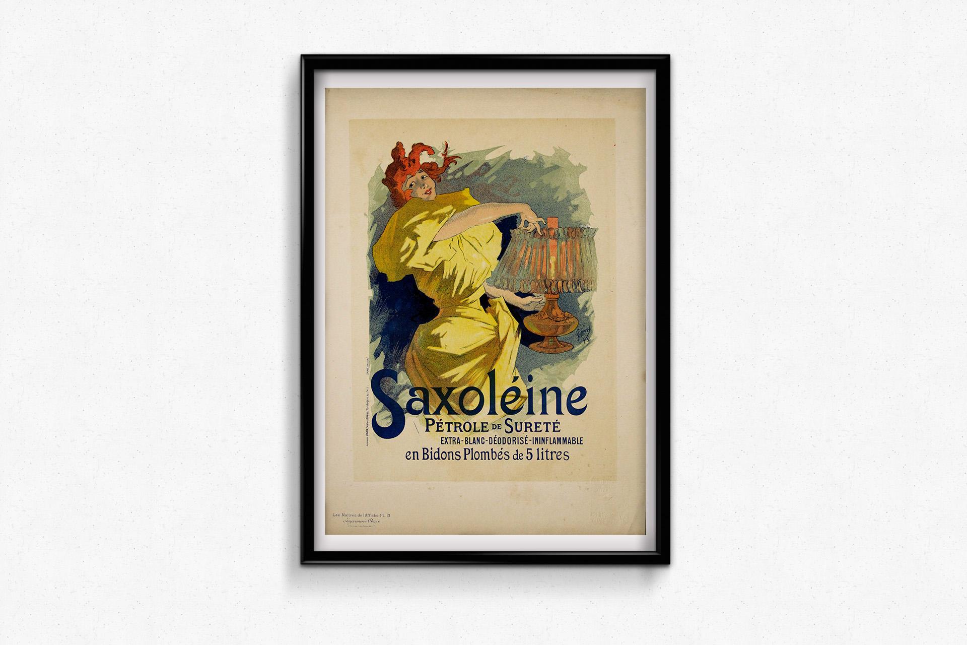 1894 lithographic poster by Jules Chéret - Les Maîtres de l’Affiche - Saxoléine For Sale 3