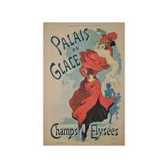 1894 Original Palais de Glace Poster by Jules Chéret