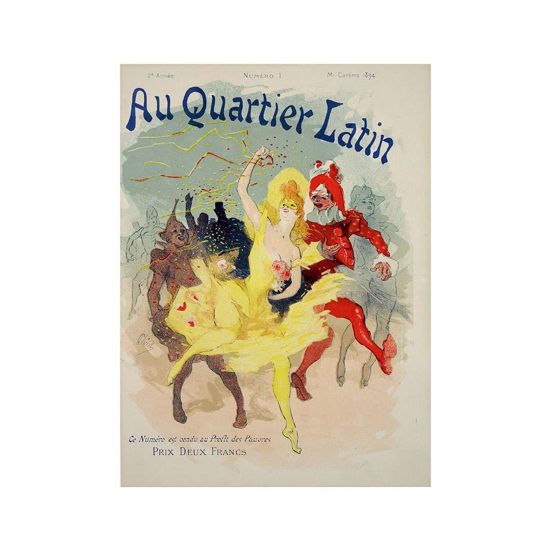 Cartel original de 1894 de Jules Chéret titulado 