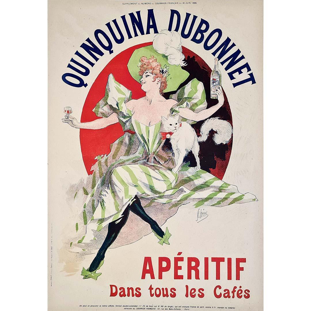 Beautiful poster by Jules Chéret in 1895.

One of the many products promoted by Chéret's cheerful redhead was Quinquina Dubonnet, a fortified wine made from herbs mixed with quinine.

Jules Chéret, born in Paris on June 1, 1836, was the creator of