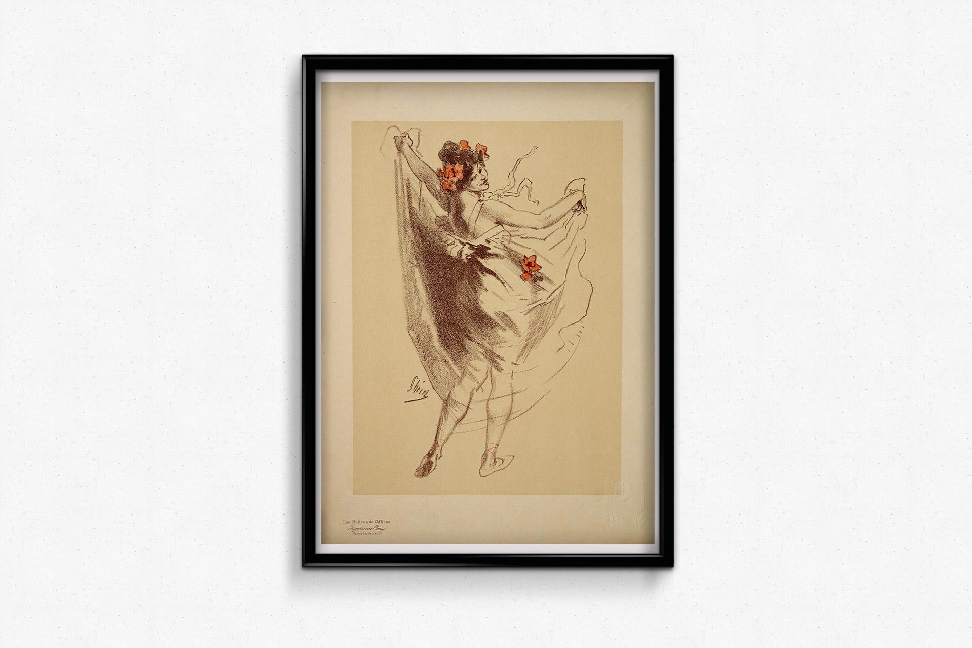 1898 Jules Chéret erste Ergänzung zu Les Maîtres de l'Affiche - La danse im Angebot 1