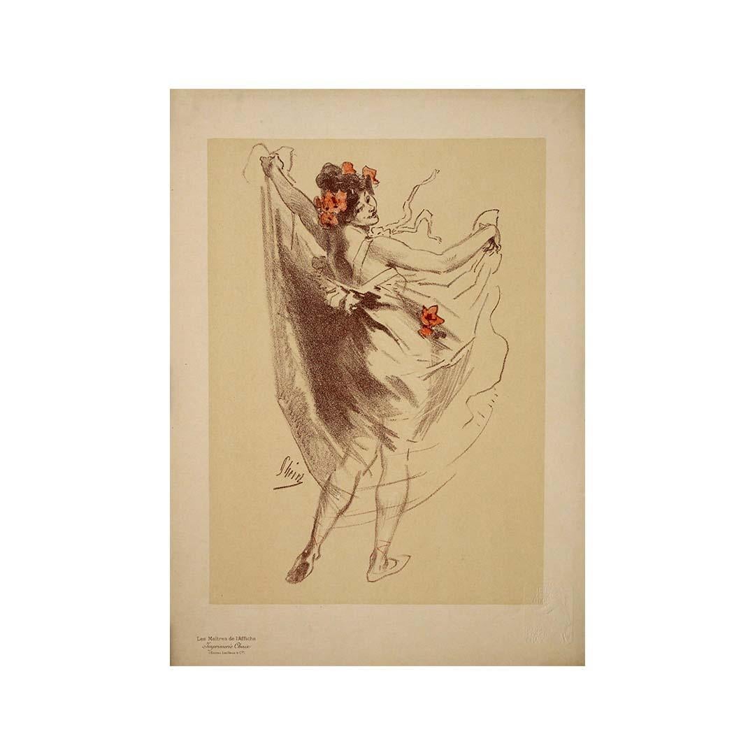1898 Jules Chéret erste Ergänzung zu Les Maîtres de l'Affiche - La danse im Angebot 3