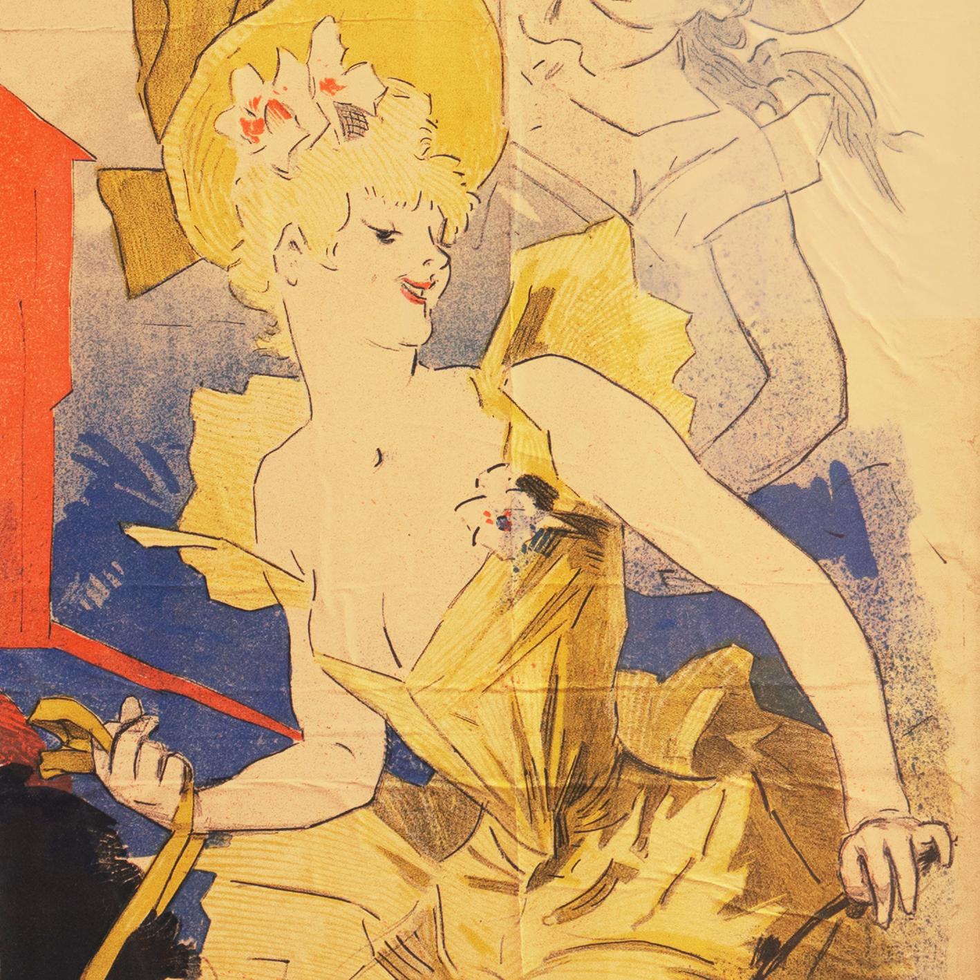 Bal au Moulin Rouge   (Poster, Belle Époque, Art Nouveau) 3