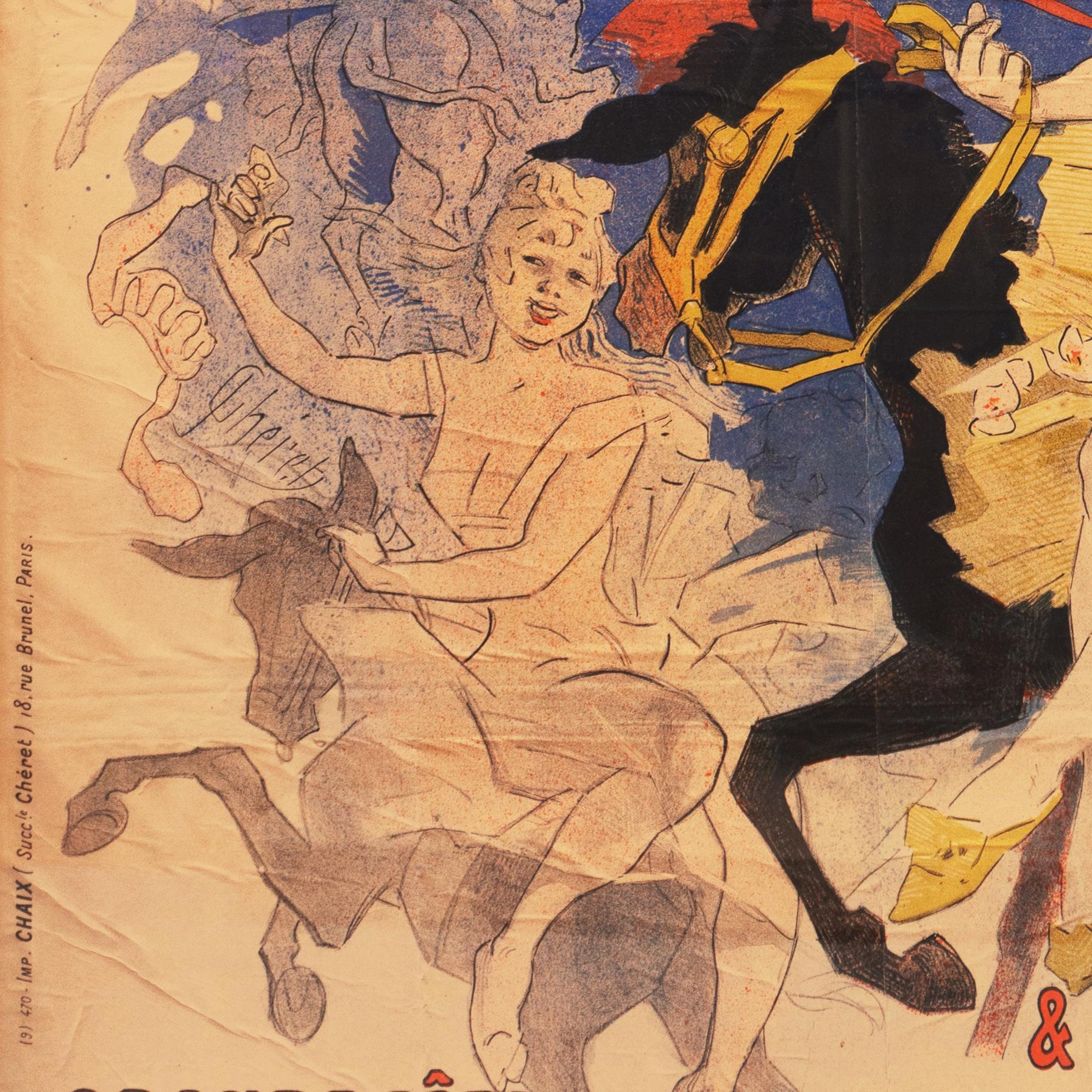 Bal au Moulin Rouge   (Poster, Belle Époque, Art Nouveau) 1