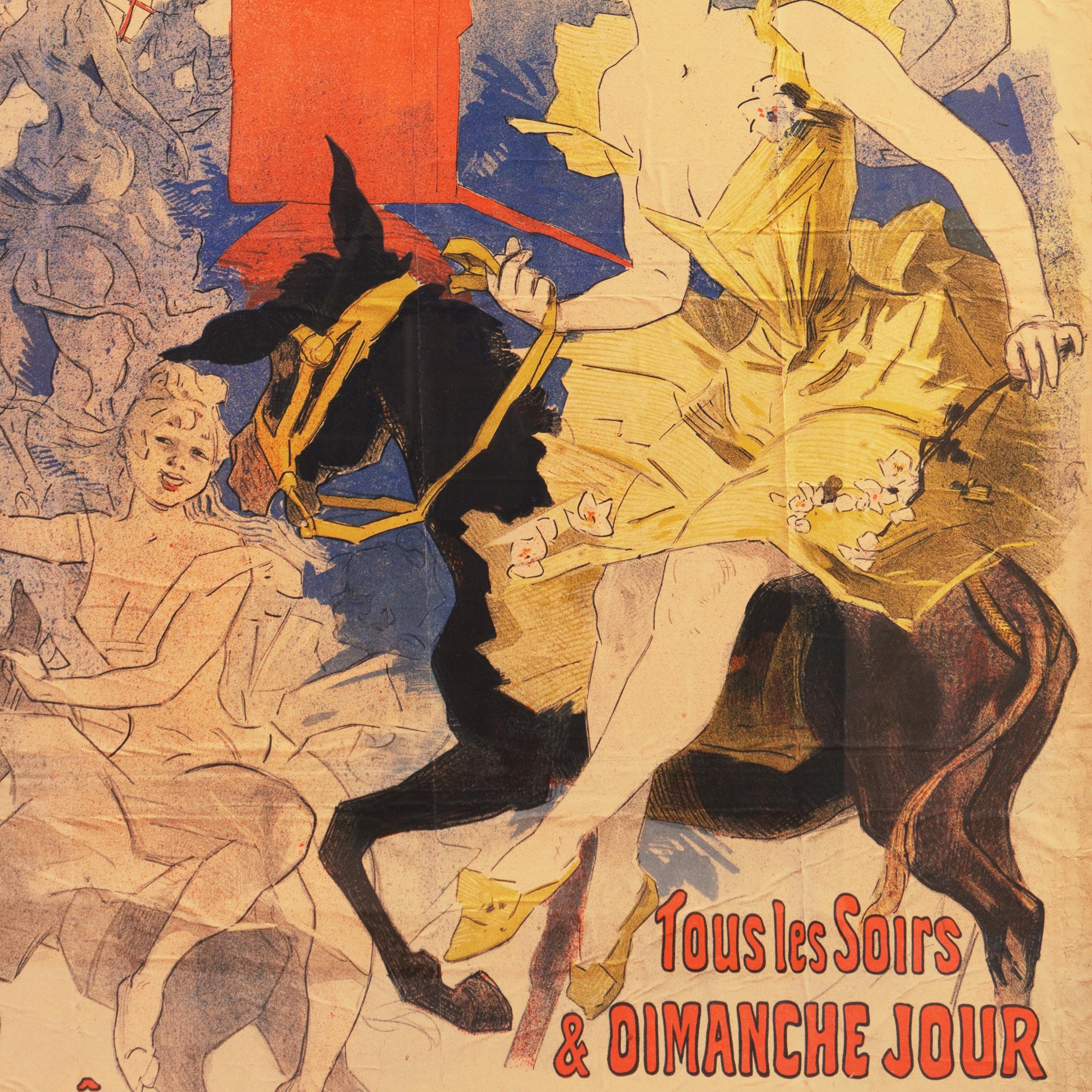 Bal au Moulin Rouge   (Poster, Belle Époque, Art Nouveau) 2
