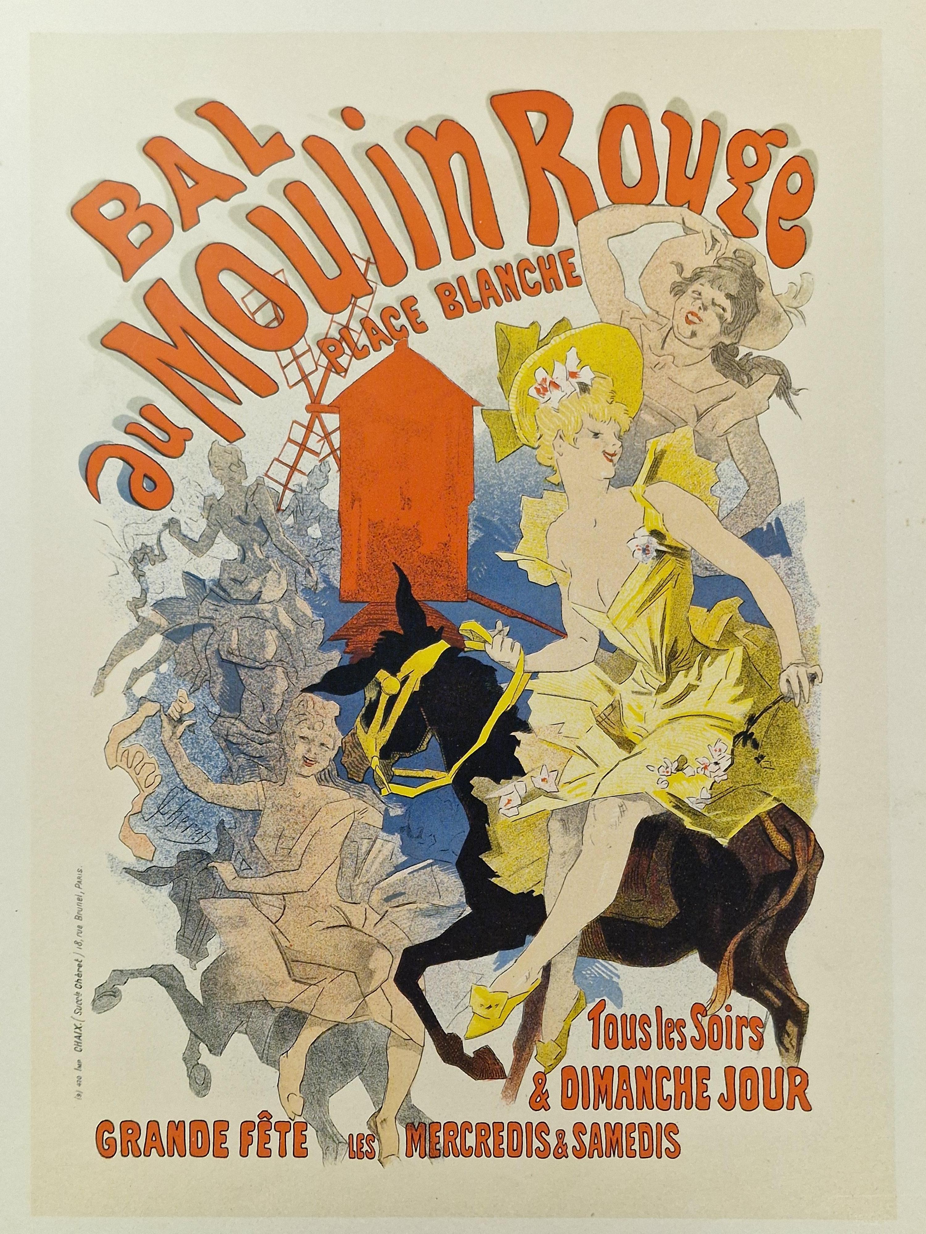 Jules Chéret Print - Bal du Moulin Rouge