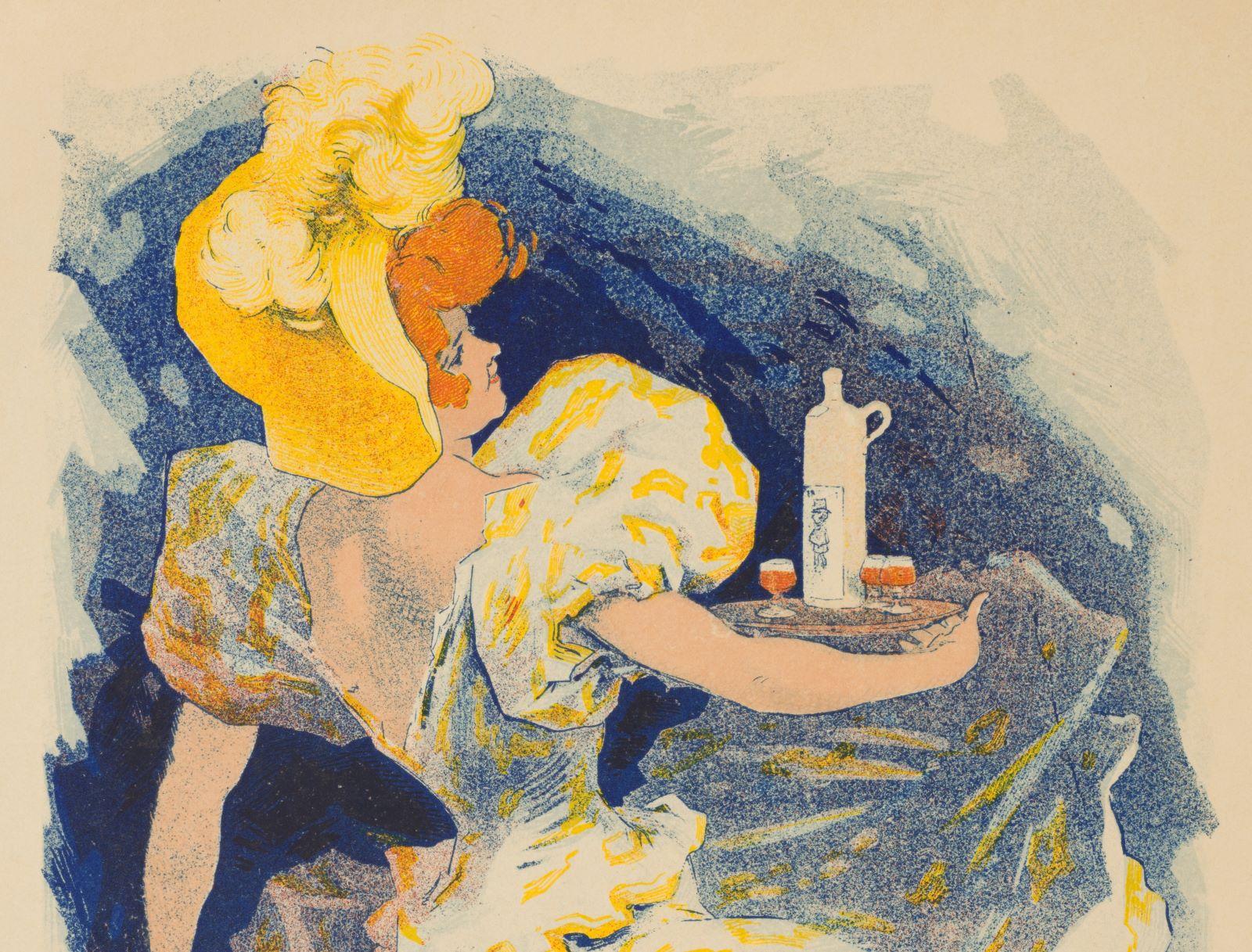 Grassot Punch (Plate 5) is an 1896 lithograph of Jules Chéret's poster, printed at Imprimerie Chaix by Jules Chéret and included in the famed collection of Belle Époque posters 'Les Maîtres de l'Affiche.' From the deluxe edition of 100 printed on