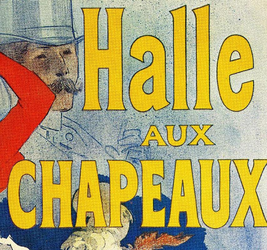 Halle aux Chapeaux - Art Nouveau Print by Jules Chéret