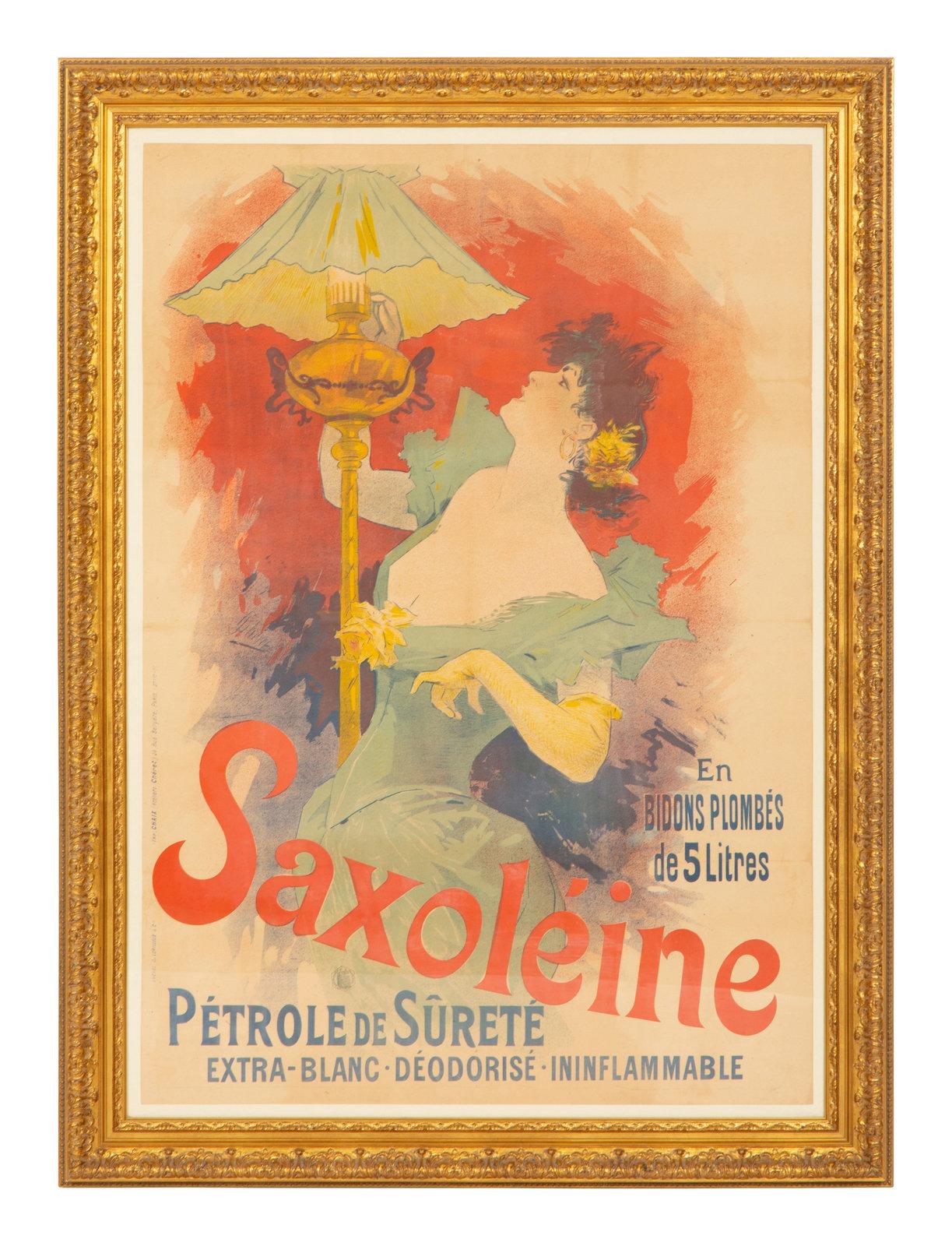 Jules Cheret (Französisch, 1836-1932) Saxoleine, Sicherheitsöl im Angebot 1